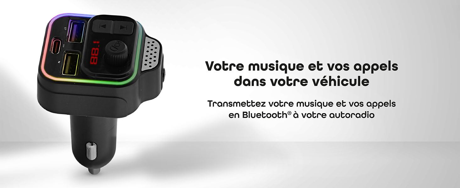 Transmetteur FM Bluetooth Premium3