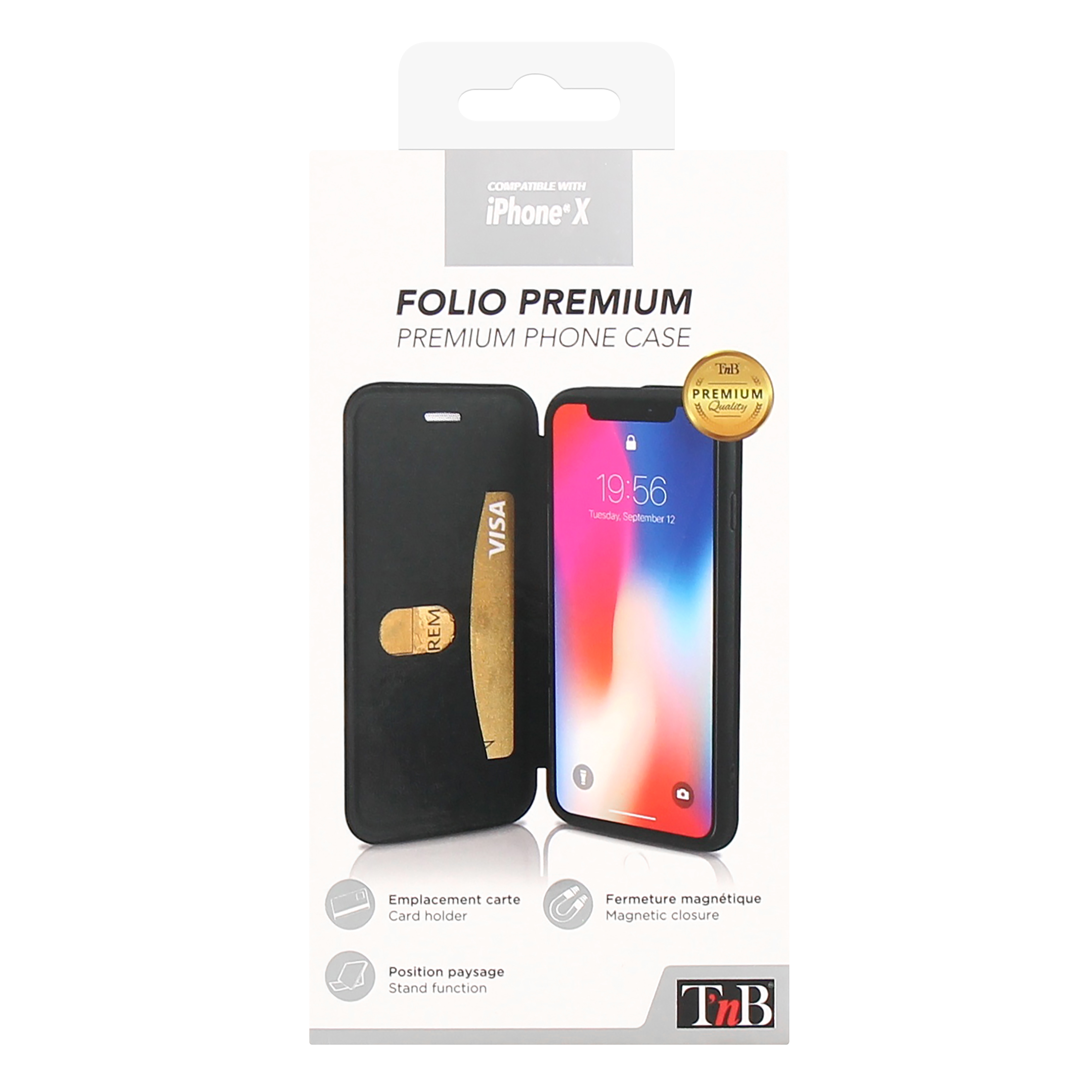 Etui folio premium pour iPhone X3