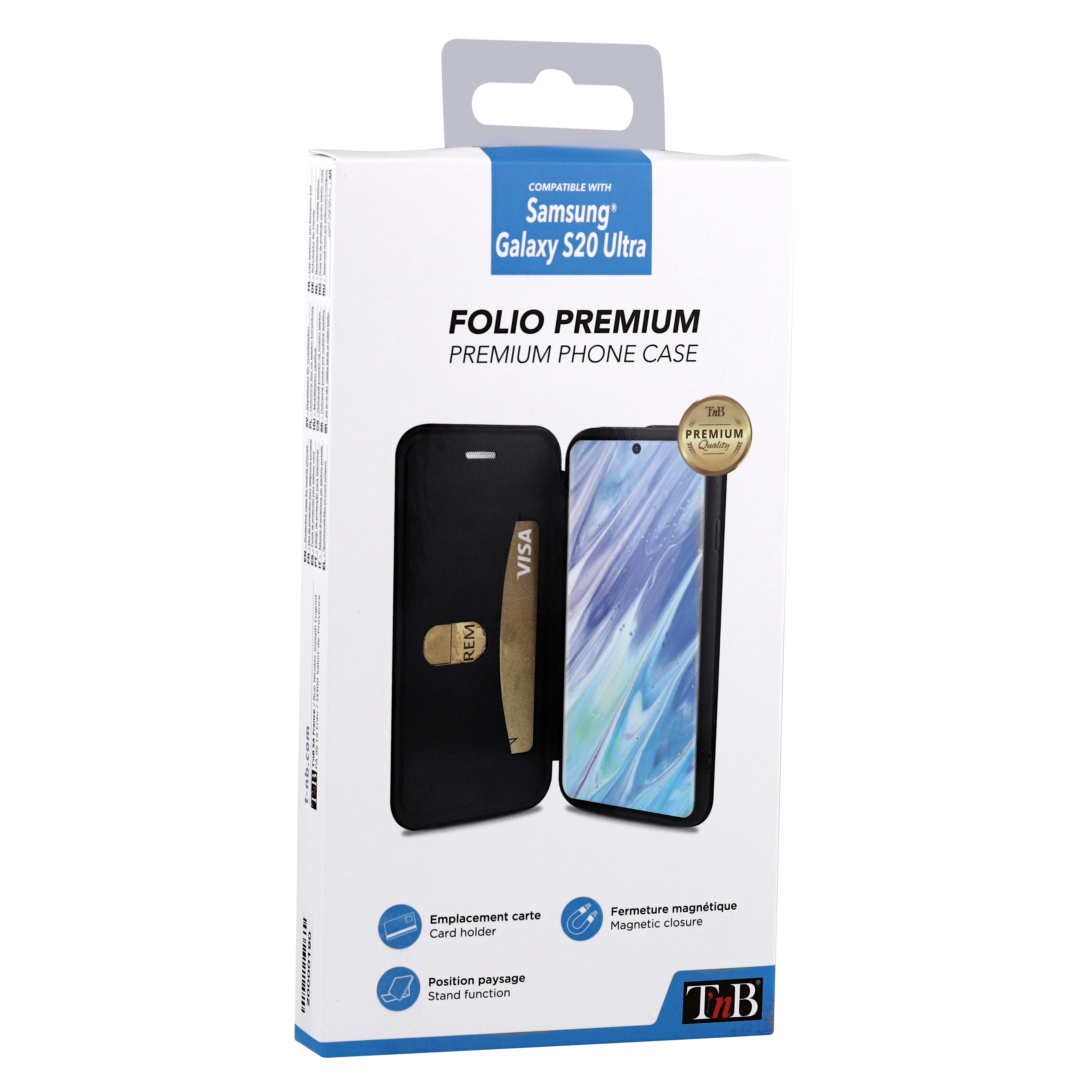 Premium folio case for Samsung Galaxy S20 Ultra.4