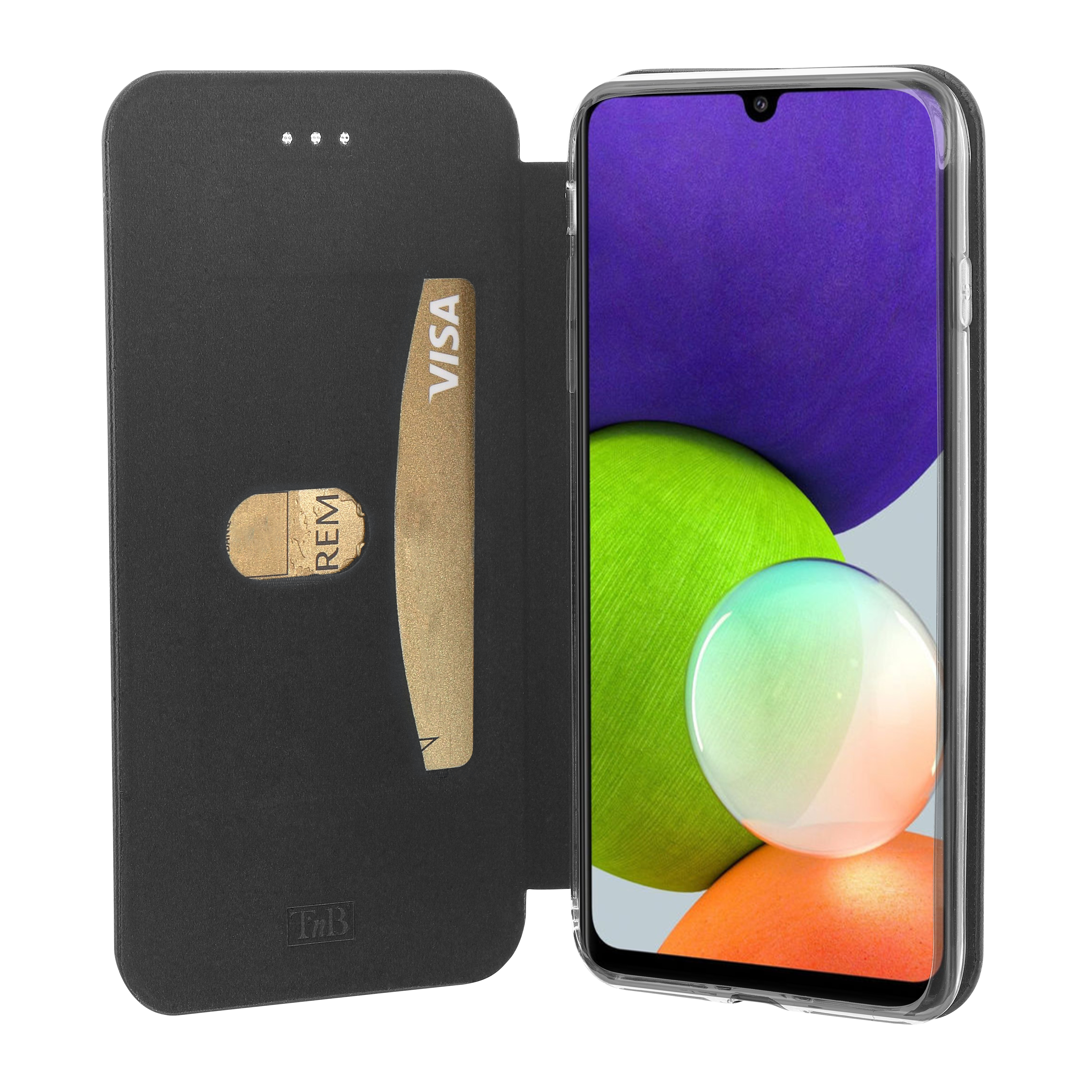 Premium folio case for Samsung Galaxy A22 4G.1