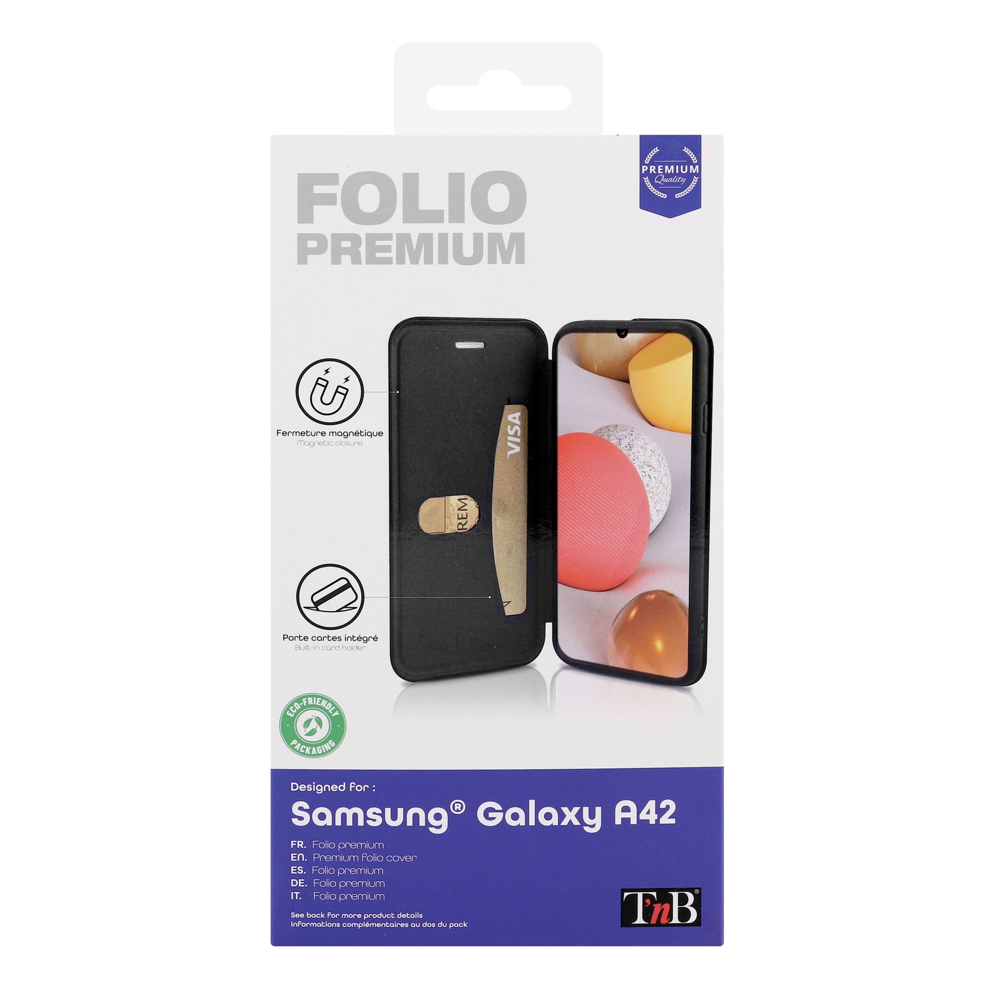 Funda tipo folio premium para Samsung Galaxy A42.5