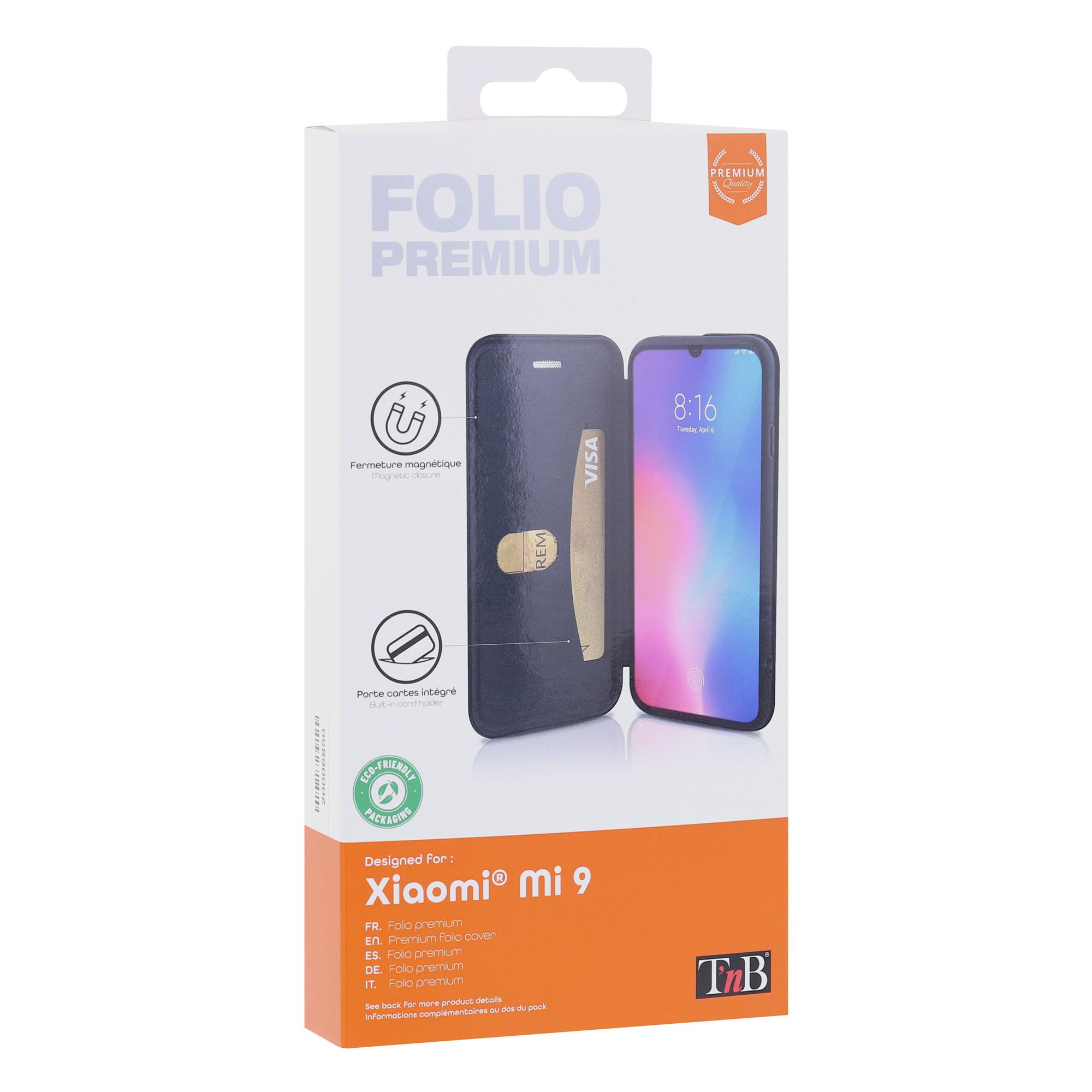 Funda tipo folio premium para Xiaomi MI 9.2