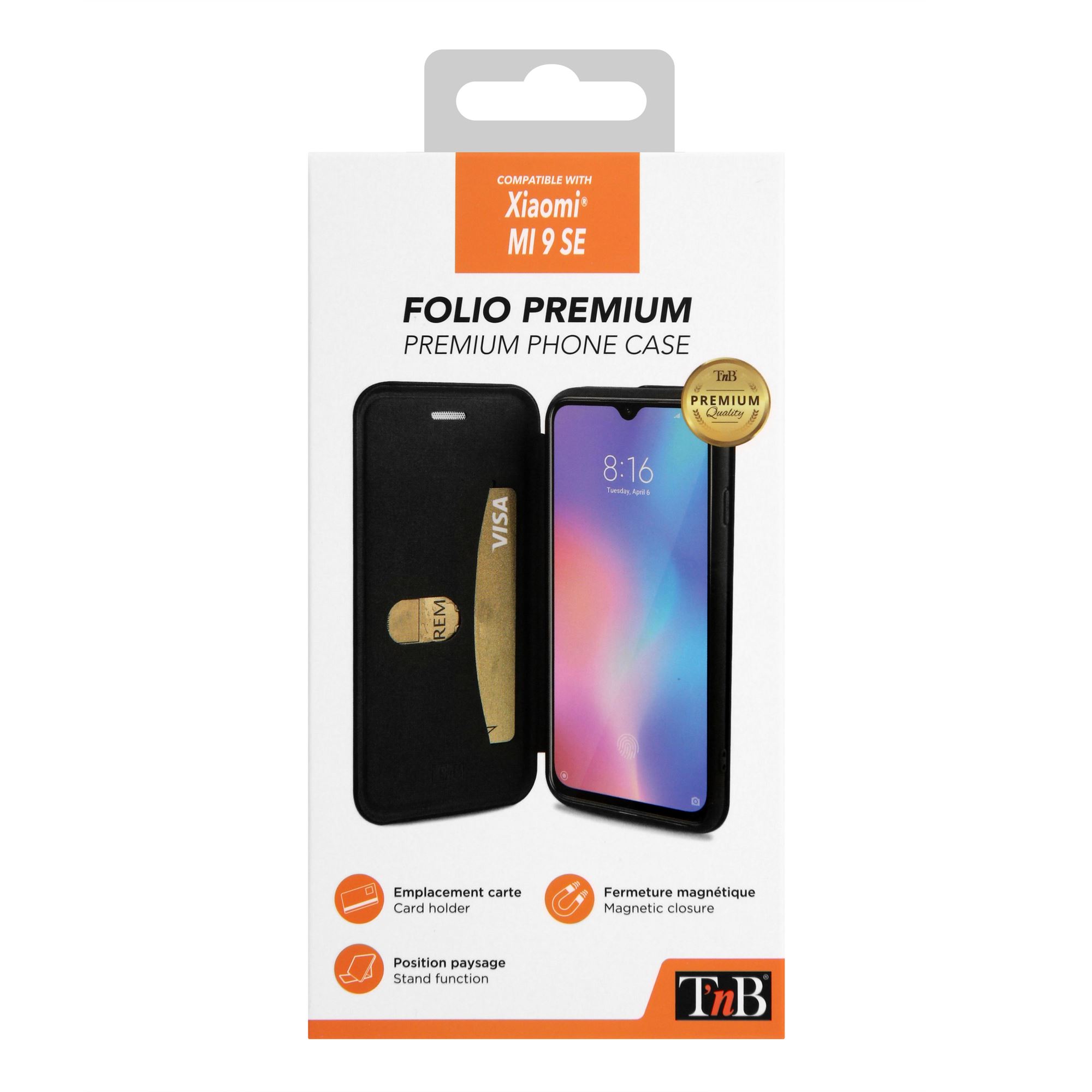 Etui folio premium pour Xiaomi MI 9 SE.4