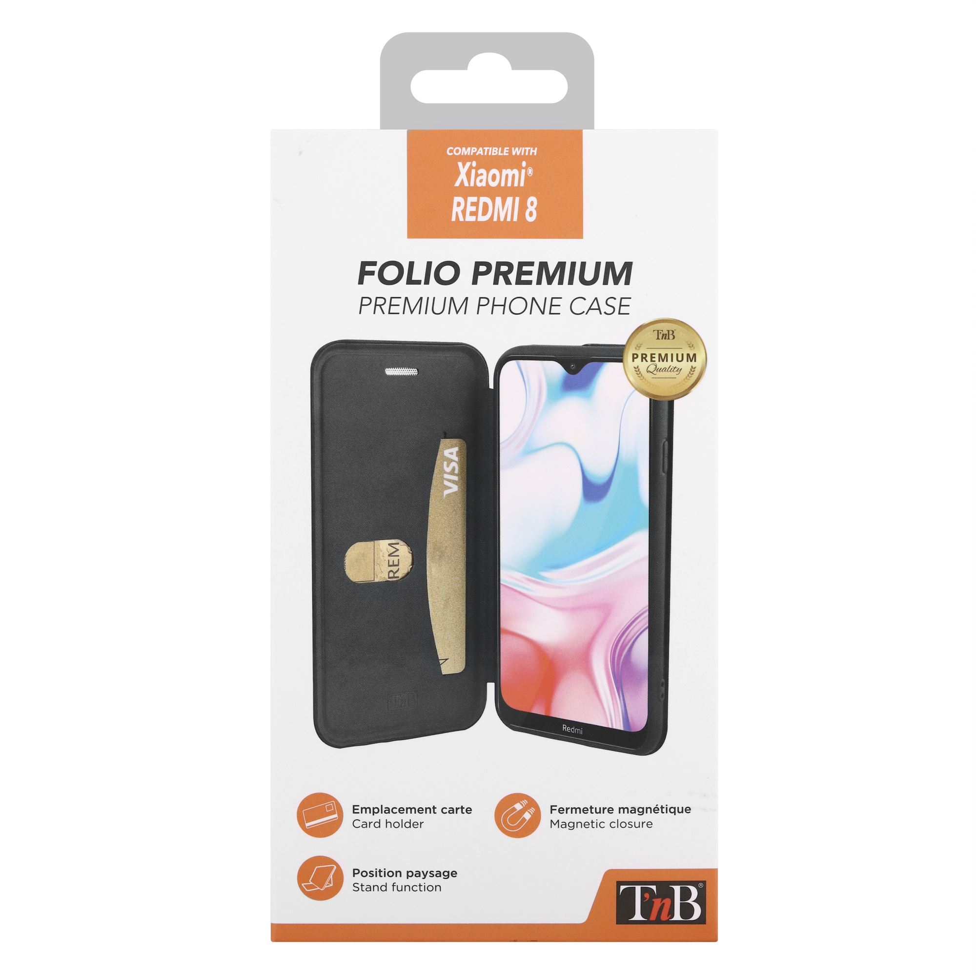 Etui folio premium pour Xiaomi REDMI 8.4