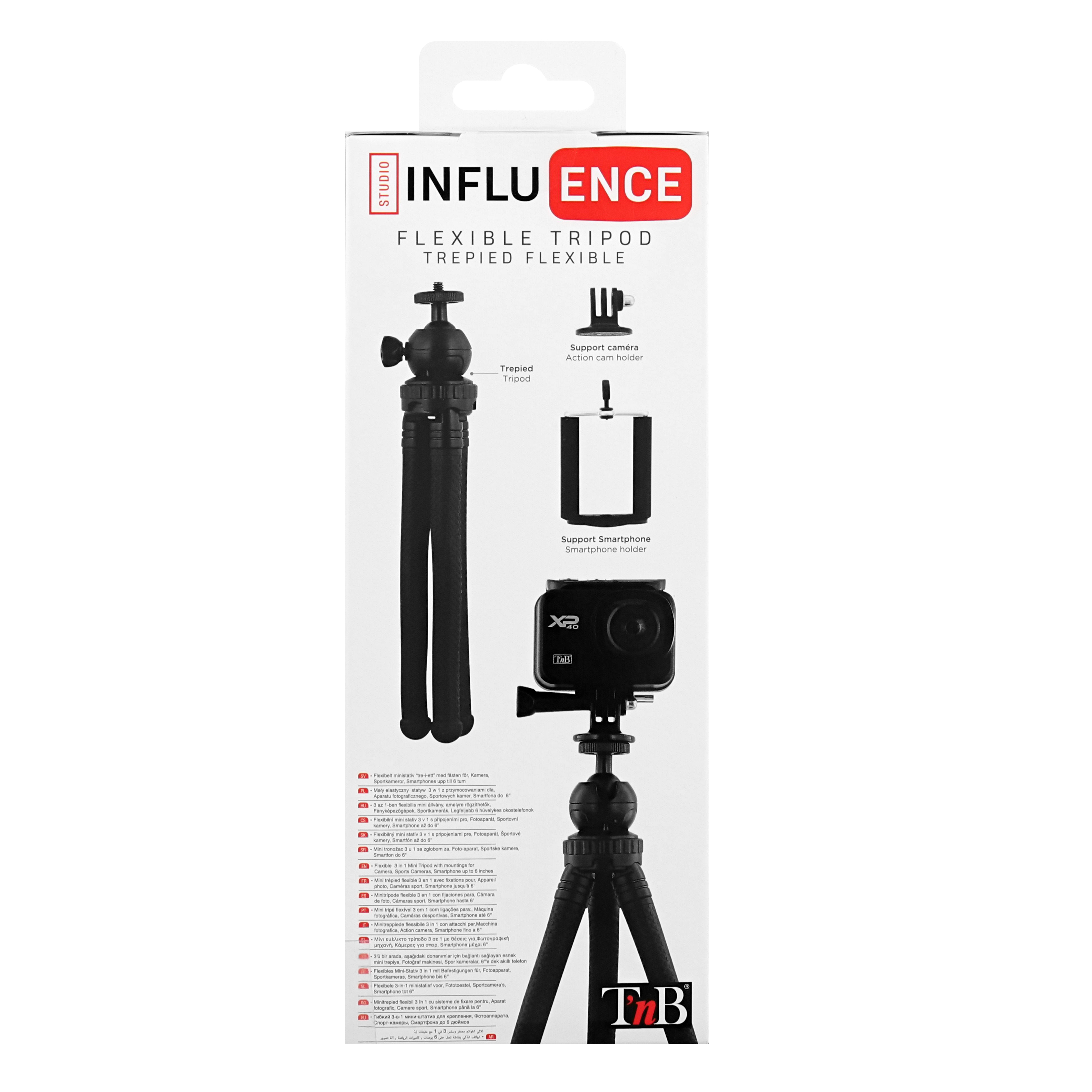 3 in 1 Flexible Mini Tripod - INFLUENCE8