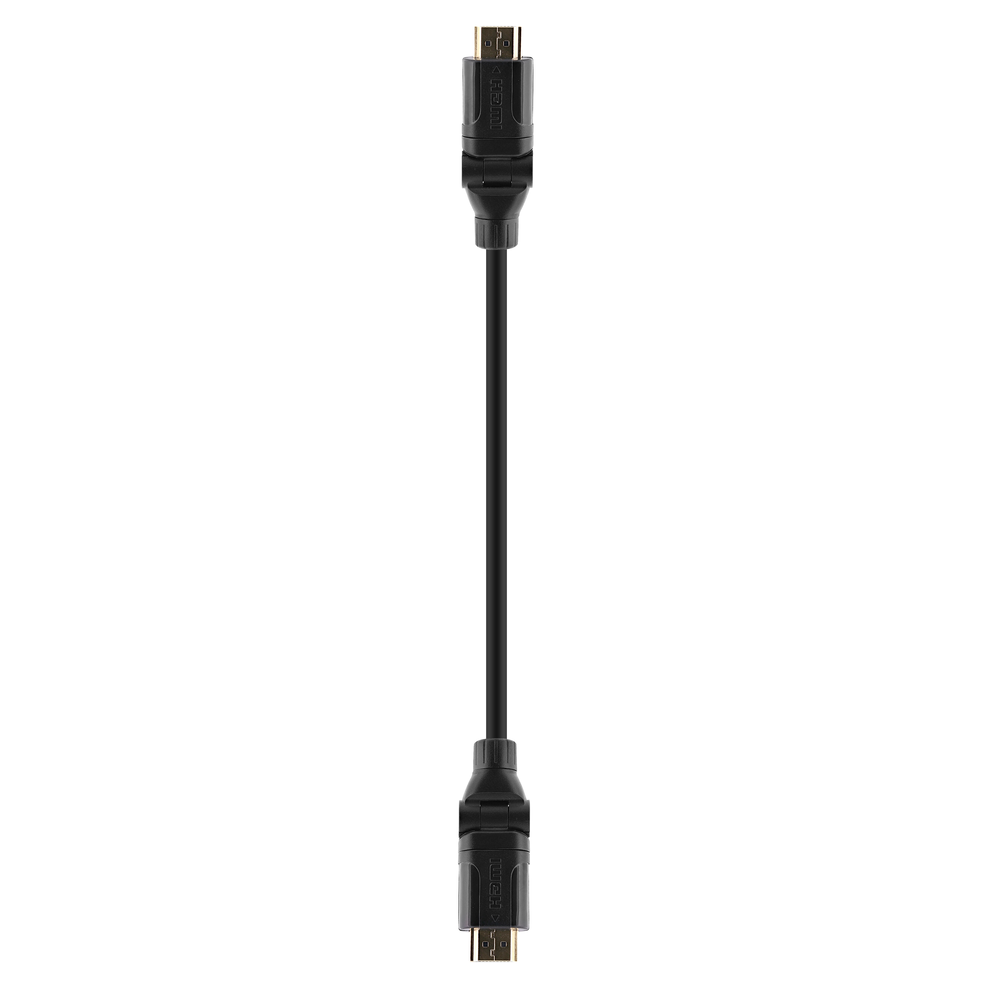 HDMI male / HDMI male 360° cable 2m2