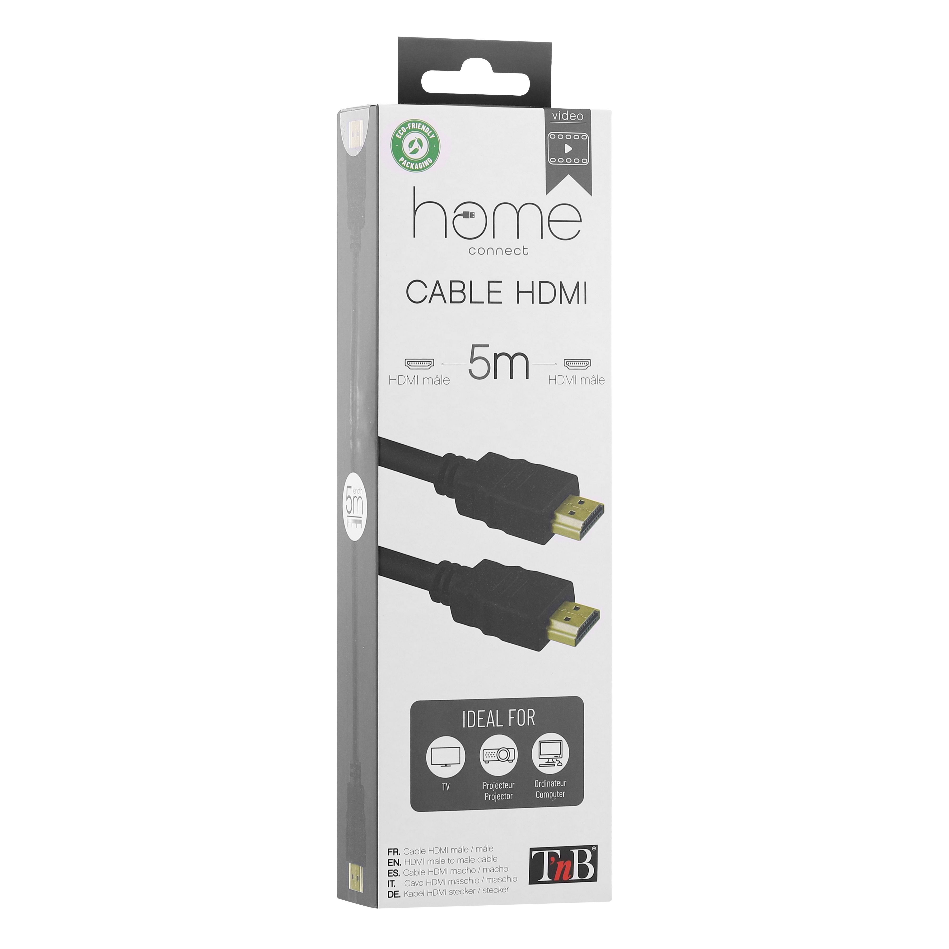 Câble HDMI mâle / HDMI mâle 5m4