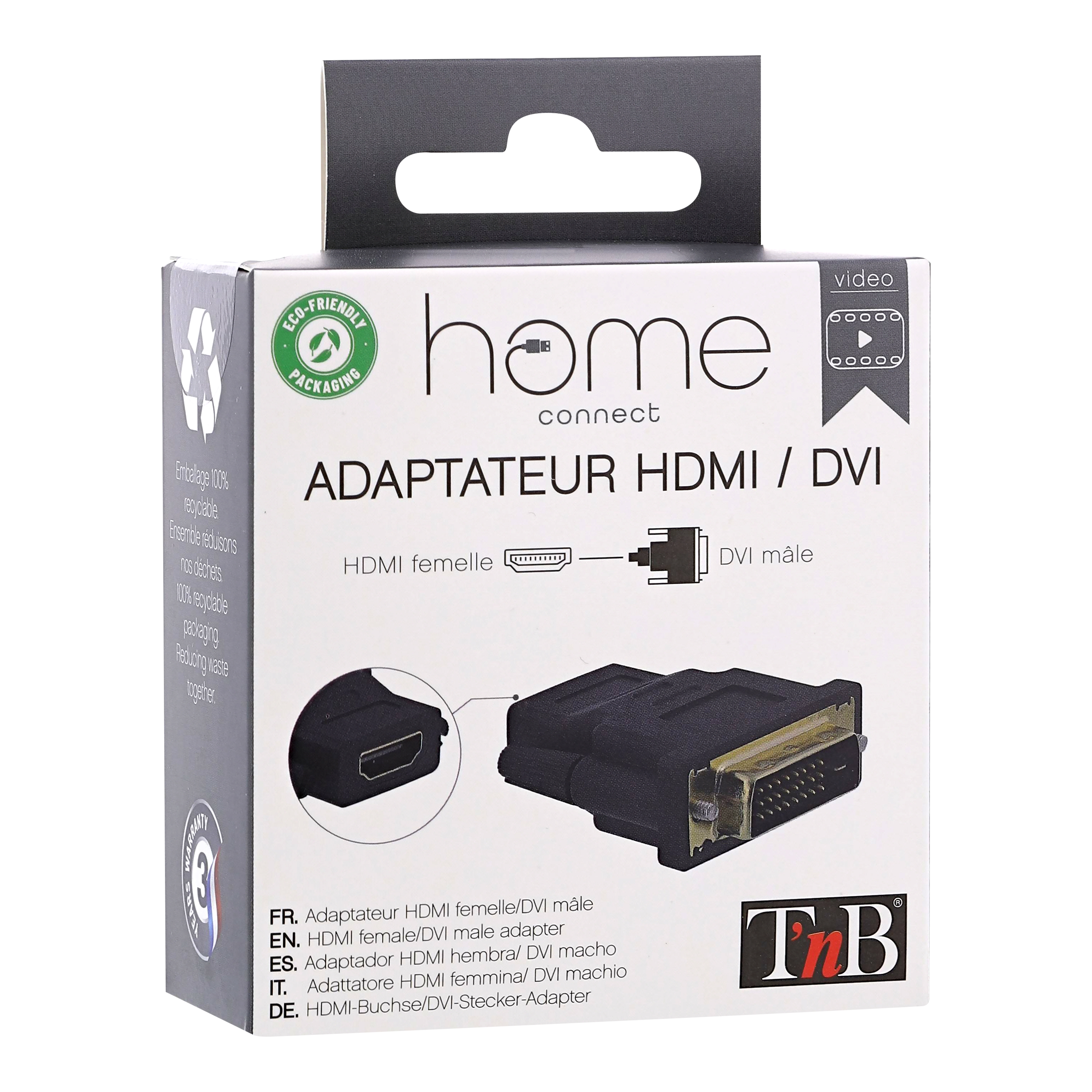 Adaptateur HDMI F / DVI M3