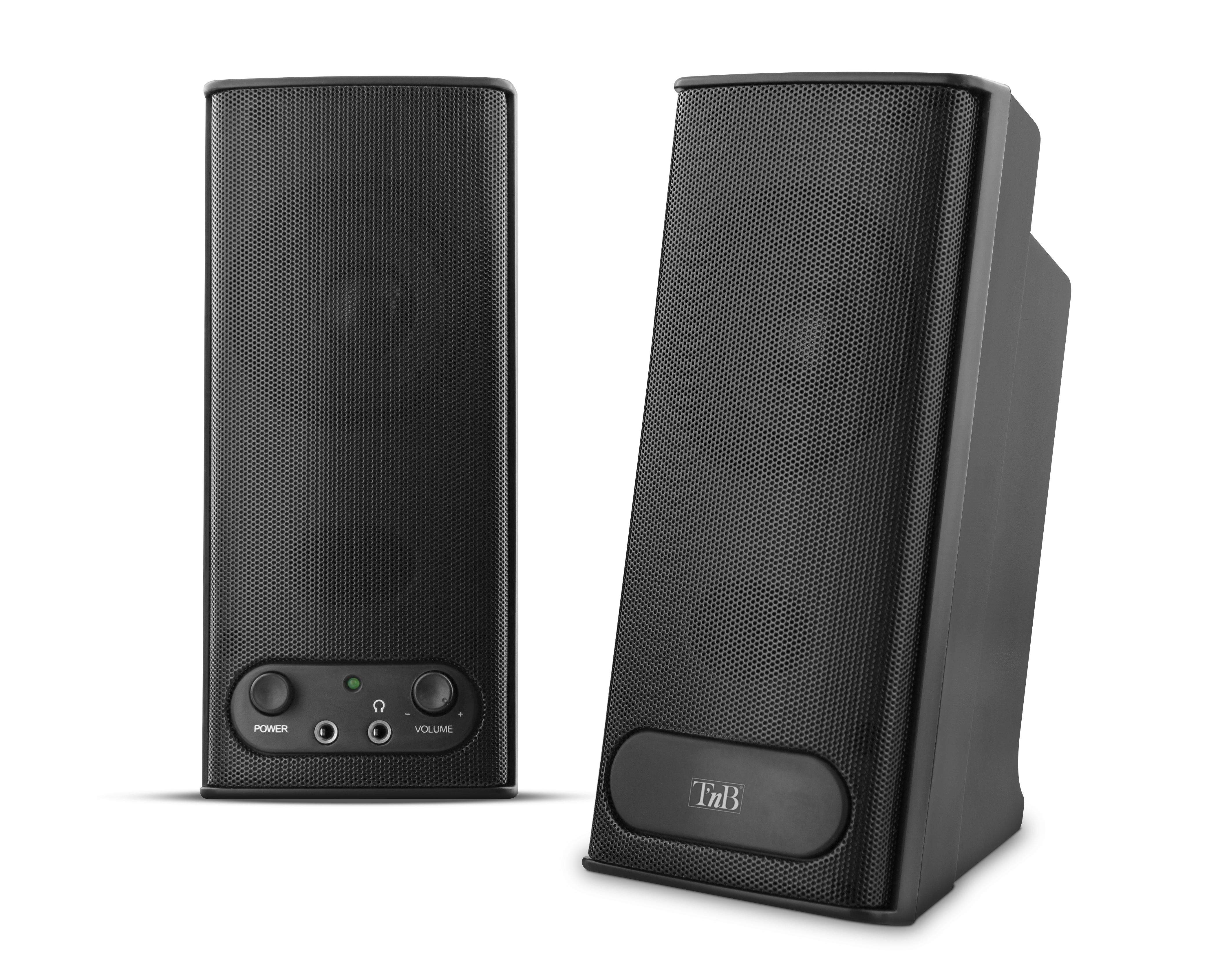 Altavoces 2.0 20W POLVO negro1