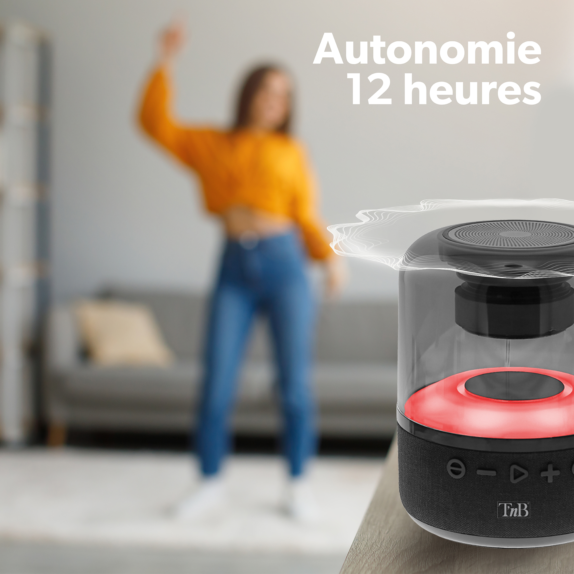 20W GHOST Bluetooth speaker 360° sound4