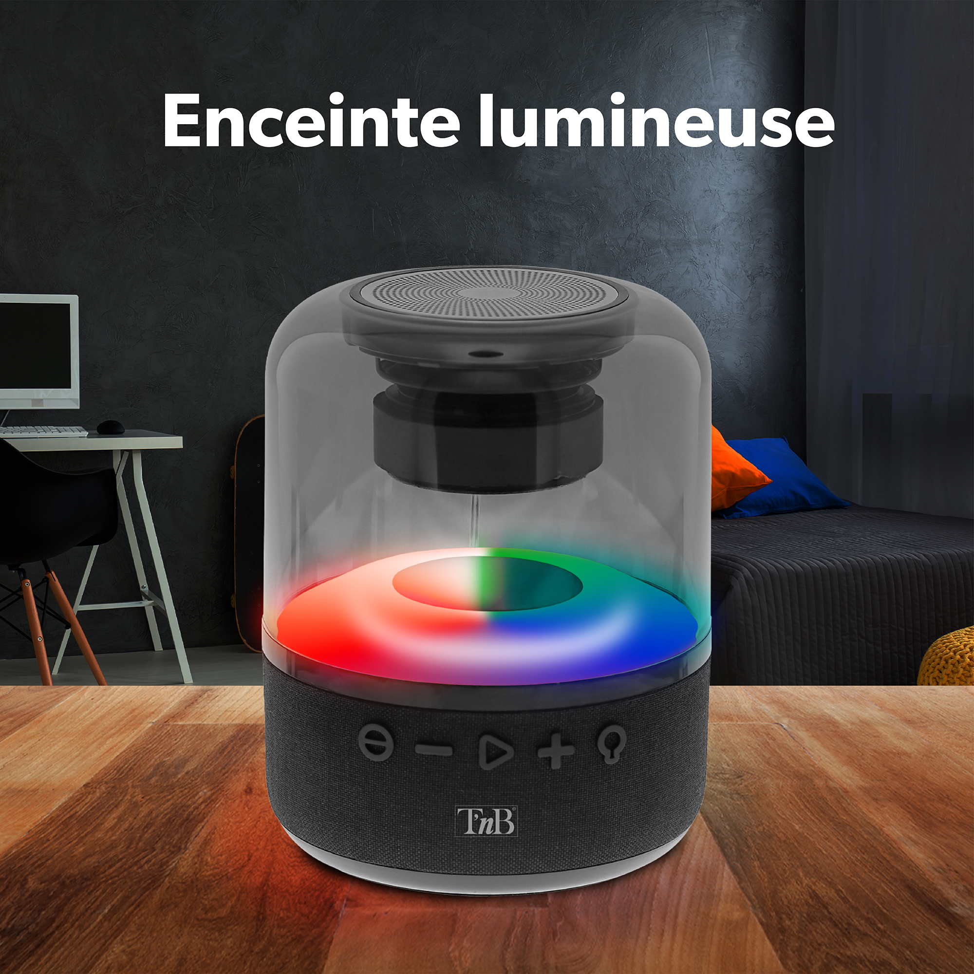 20W GHOST Bluetooth speaker 360° sound5