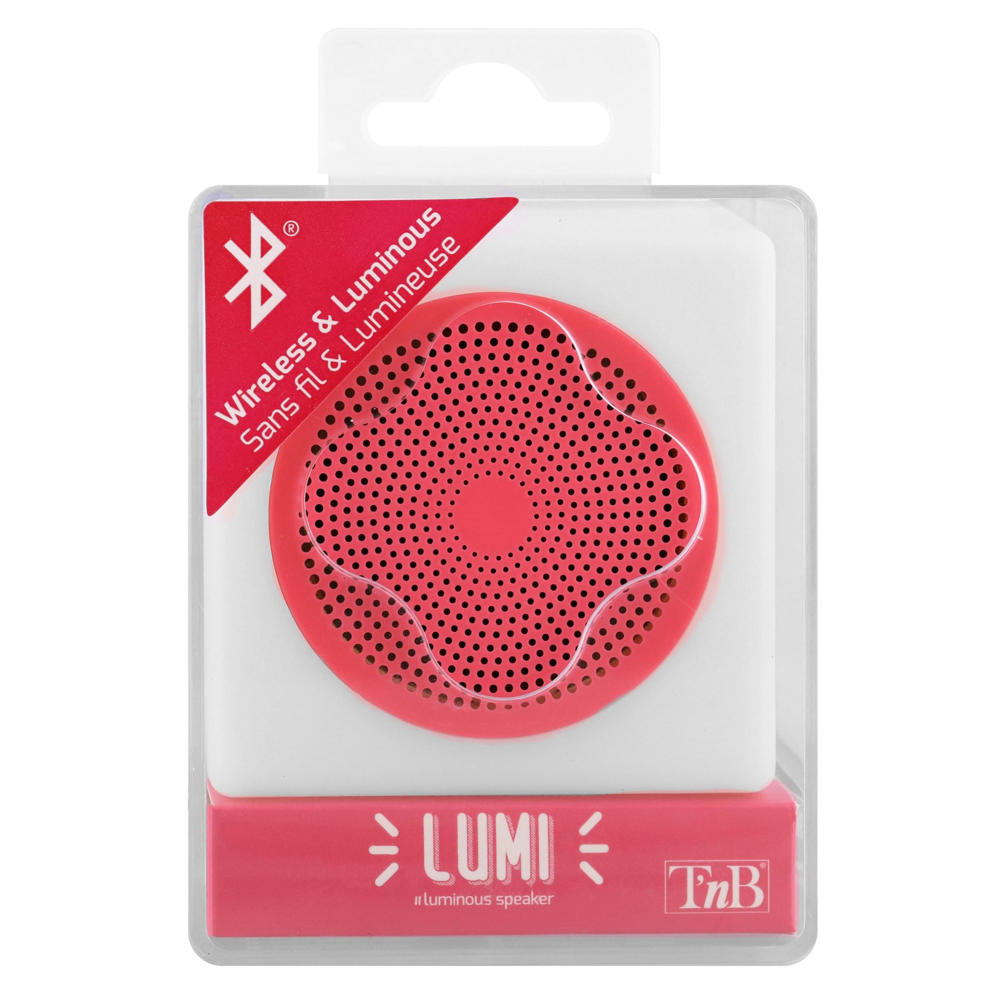 LUMI LED wireless speaker pink5