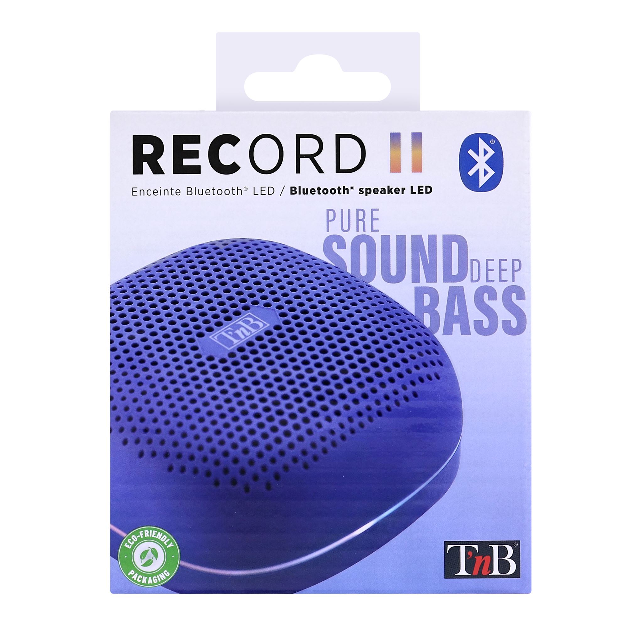 Enceinte sans fil RECORD II LED bleu6