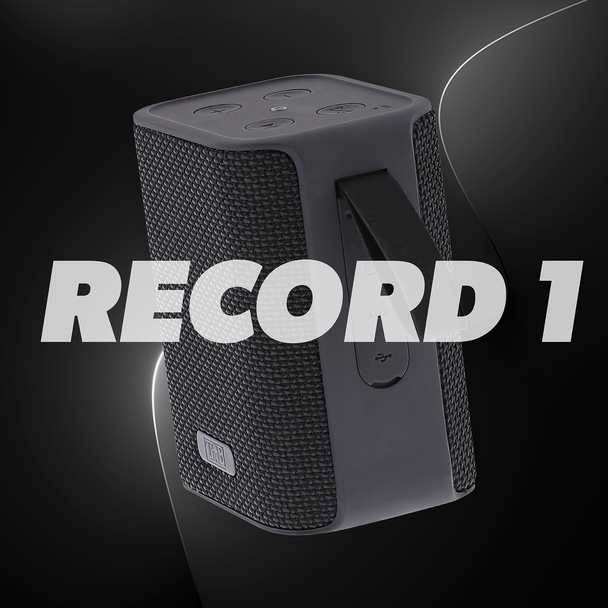 Altavoz inalámbrico TWS RECORD V1 negro 2ª generación6
