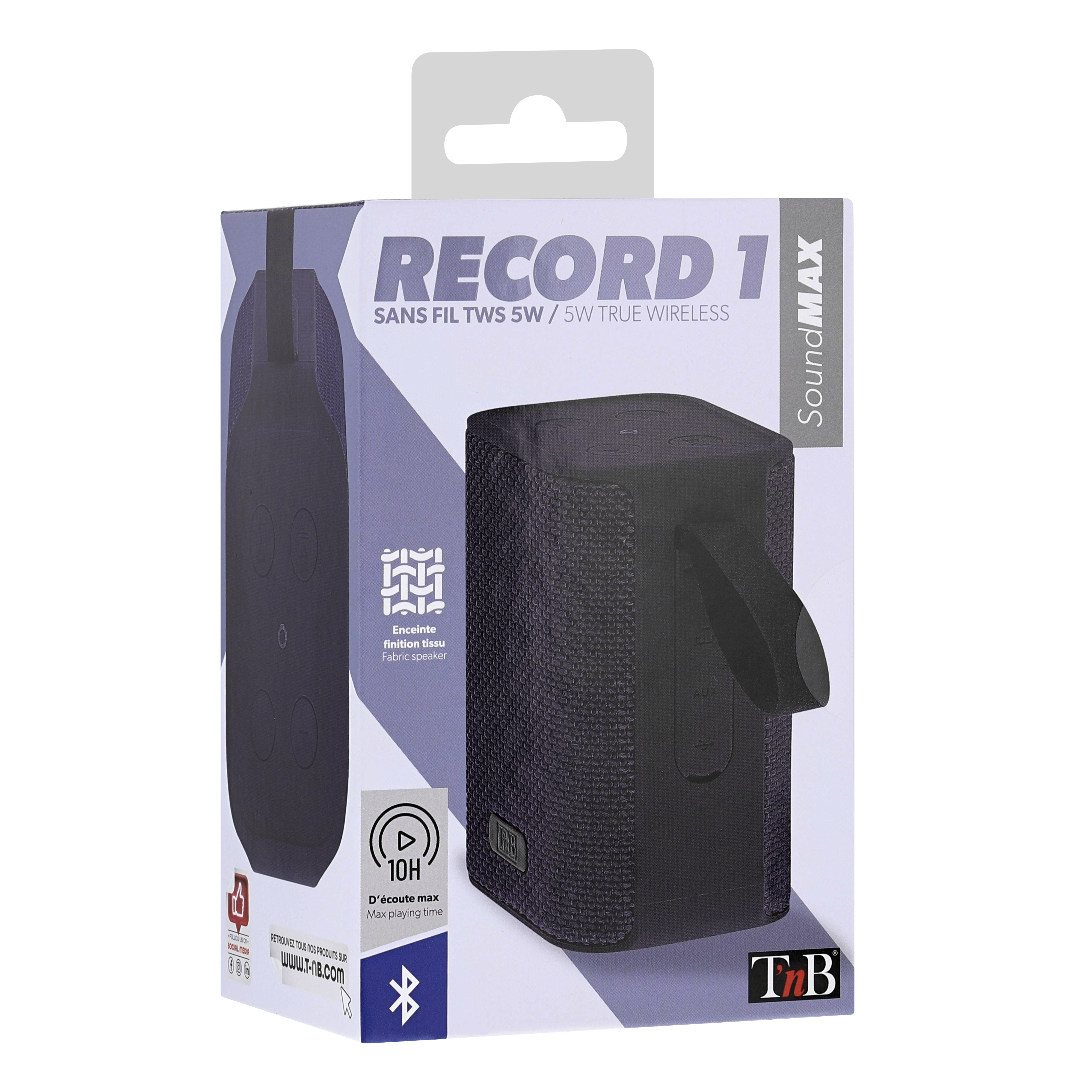 TWS RECORD V1 Blue Wireless Speaker 2nd Generation4