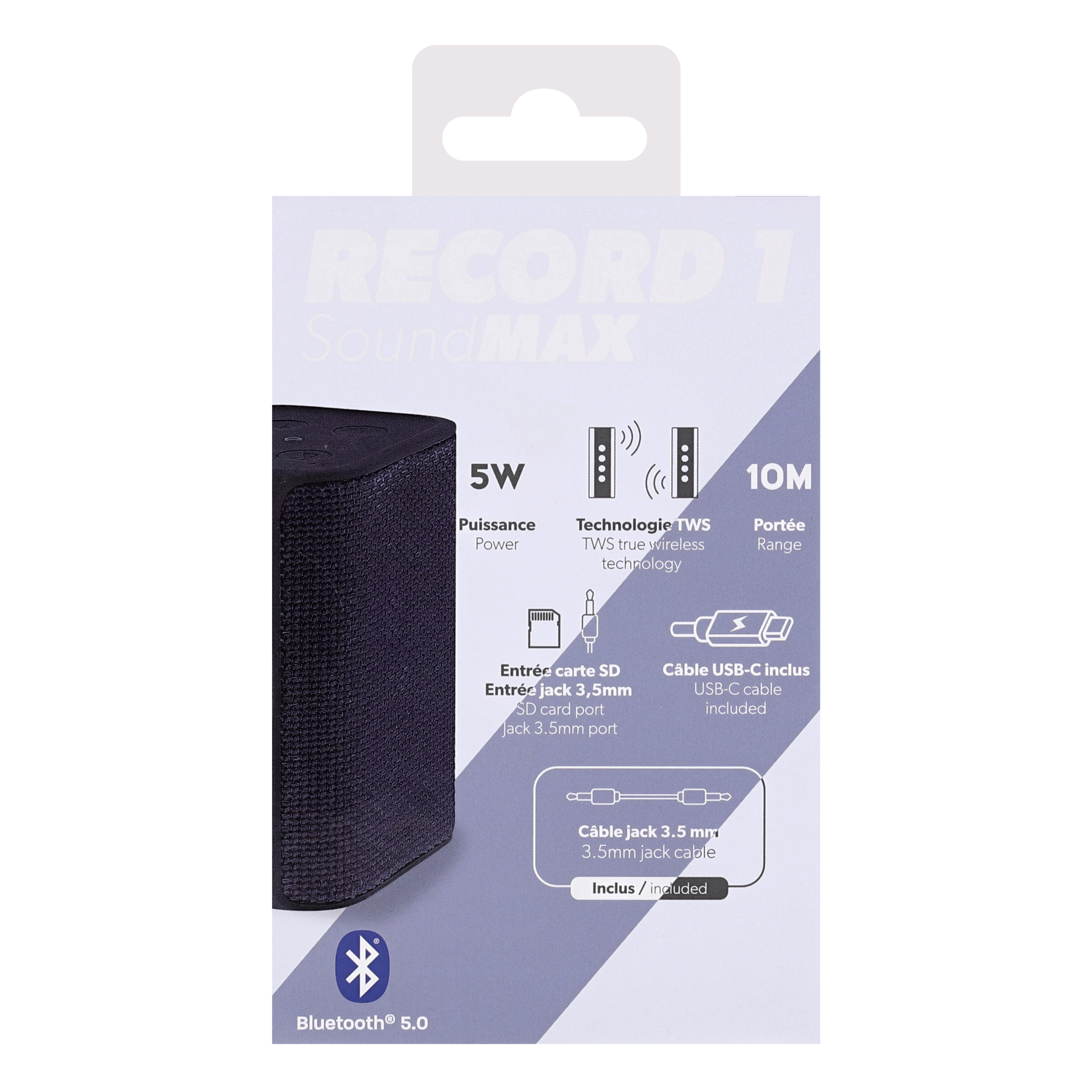 TWS RECORD V1 Blue Wireless Speaker 2nd Generation6