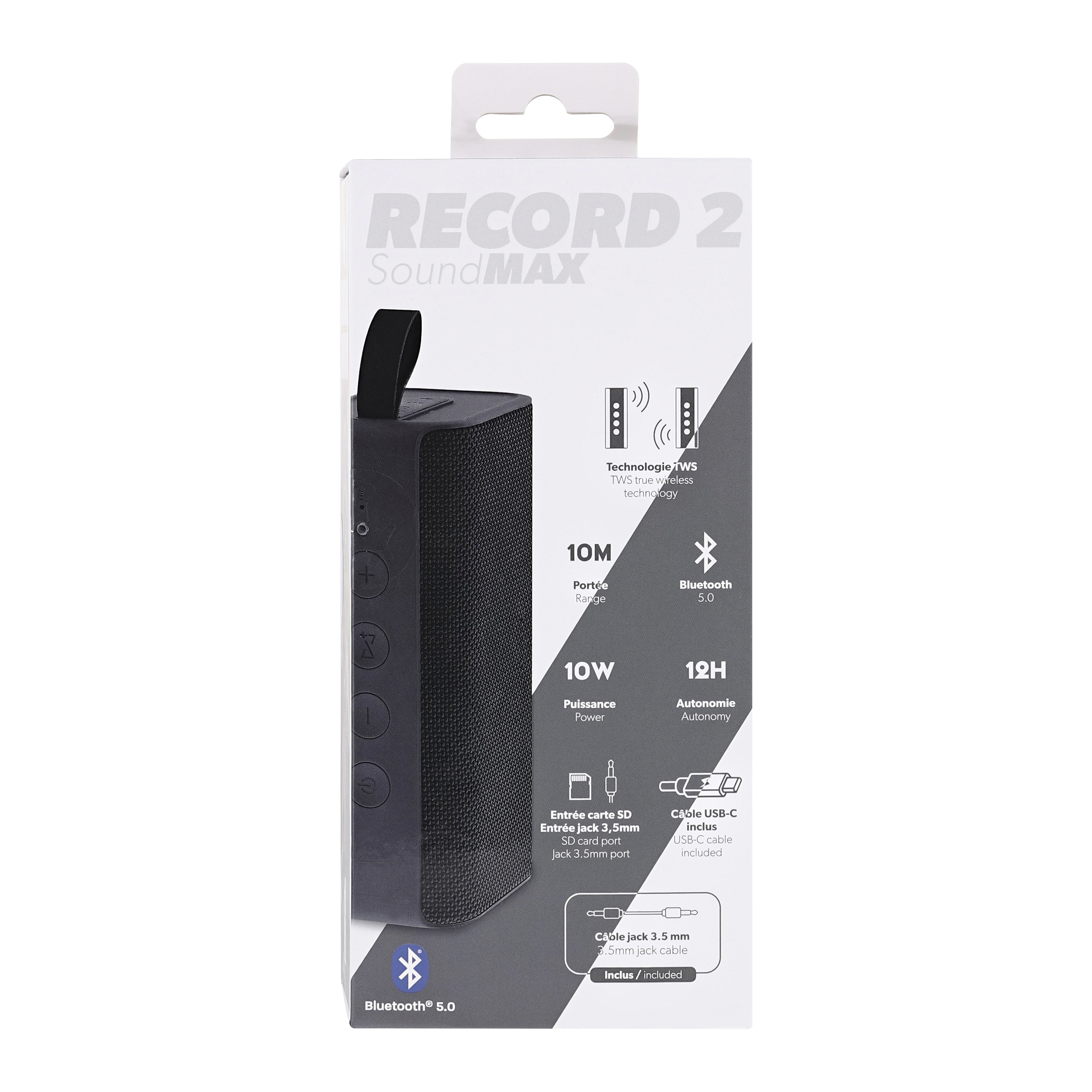 TWS RECORD V2 wireless speaker black 2nd generation7