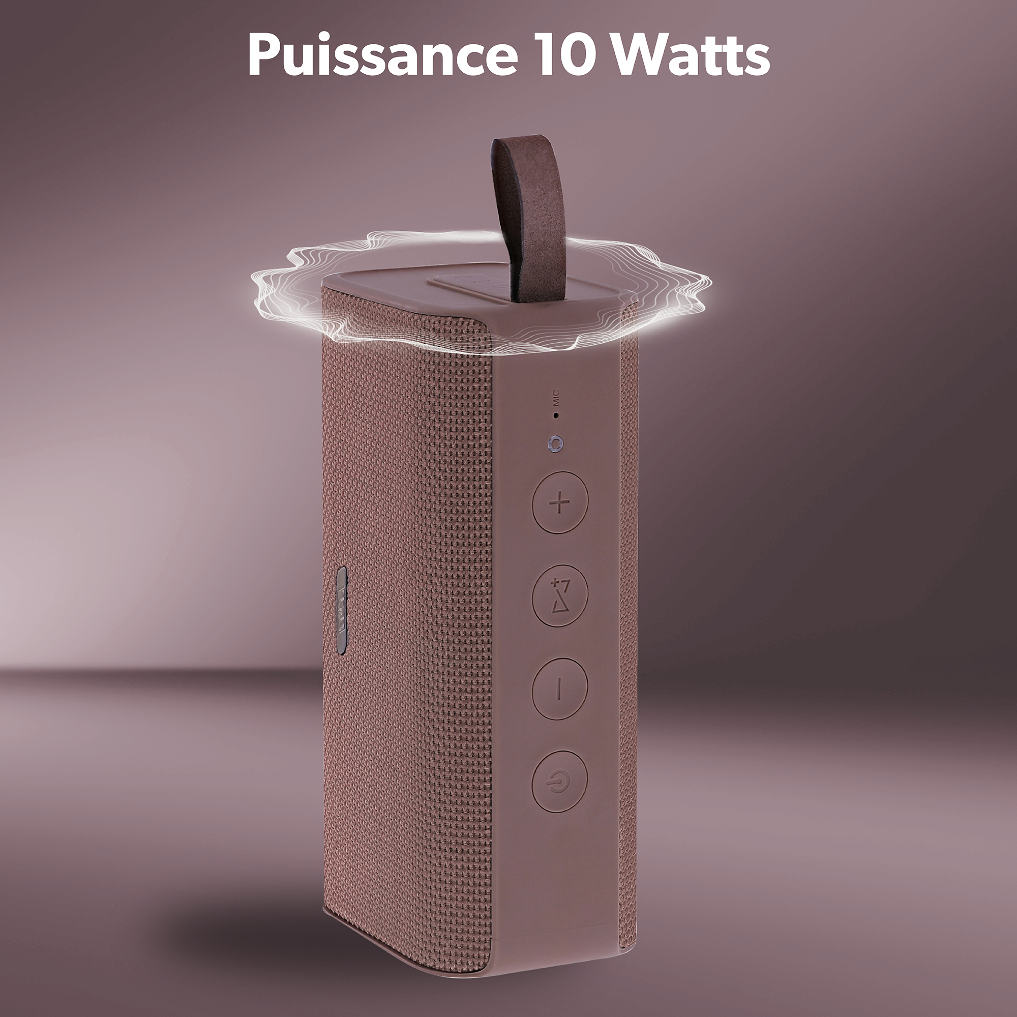 Altavoz inalámbrico TWS RECORD V2 rosa 2ª generación5