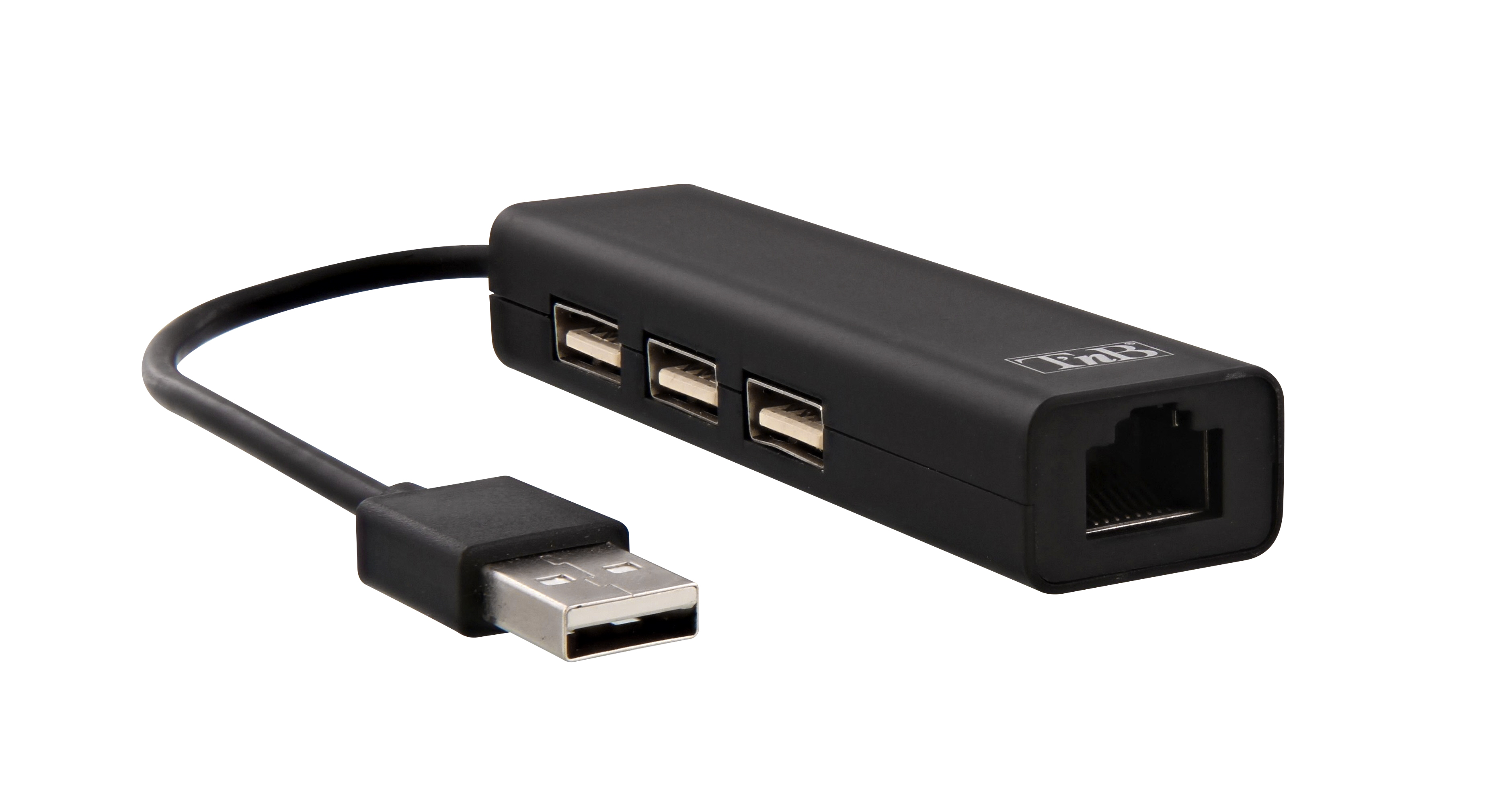 Hub USB-A vers 3x USB-A et RJ451