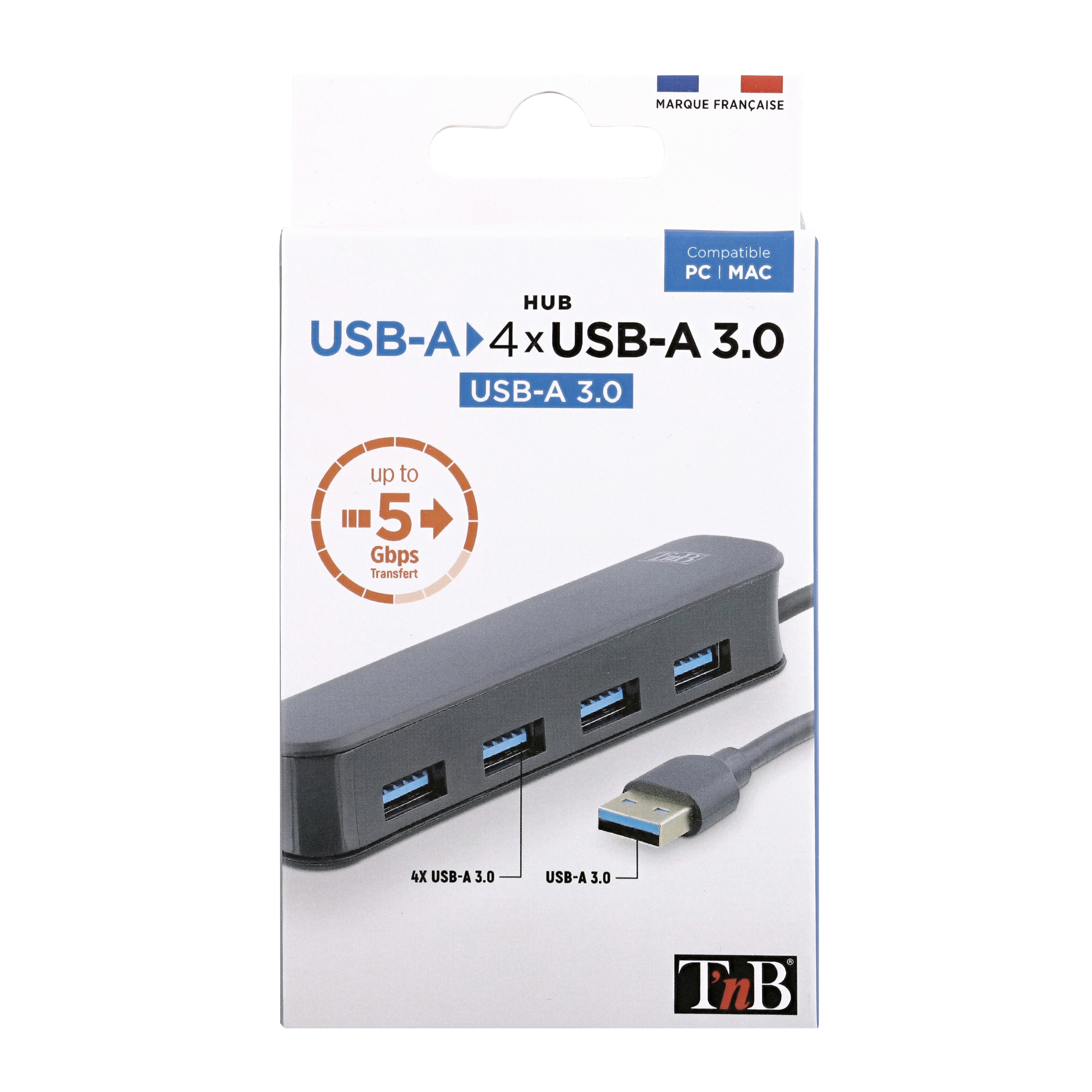 HUB 4 ports USB-A 3.04