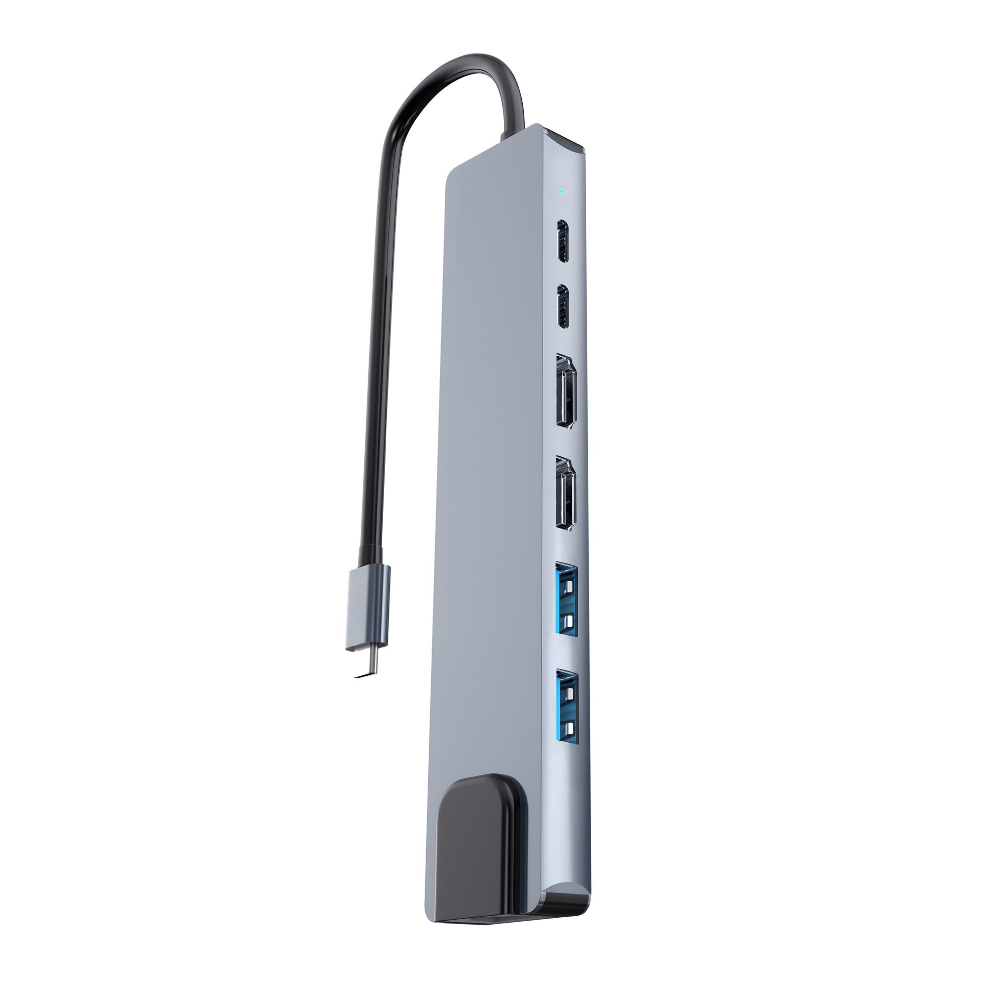 7-in-1 USB-C Dual 4K Display Hub - iClick3