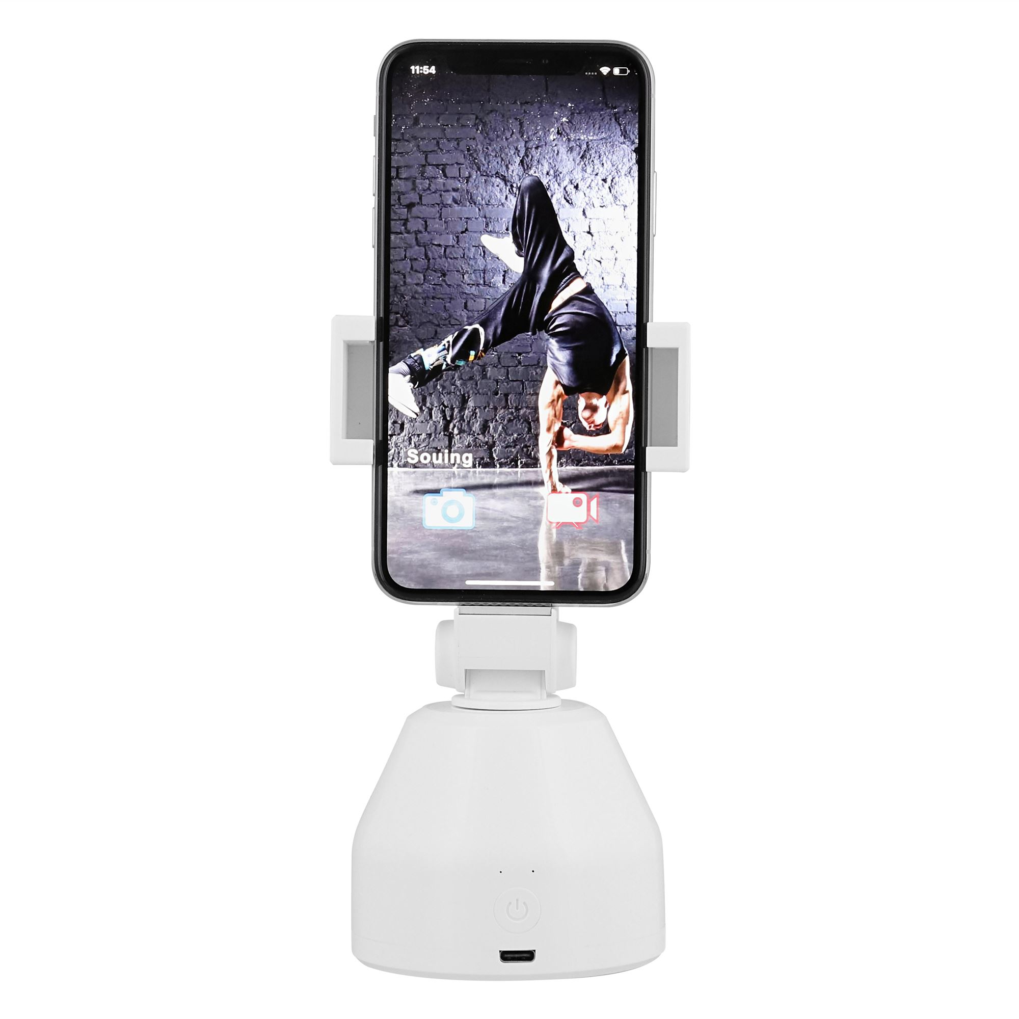 -INFLUENCE Rotating Face Recognition Bluetooth Holder4