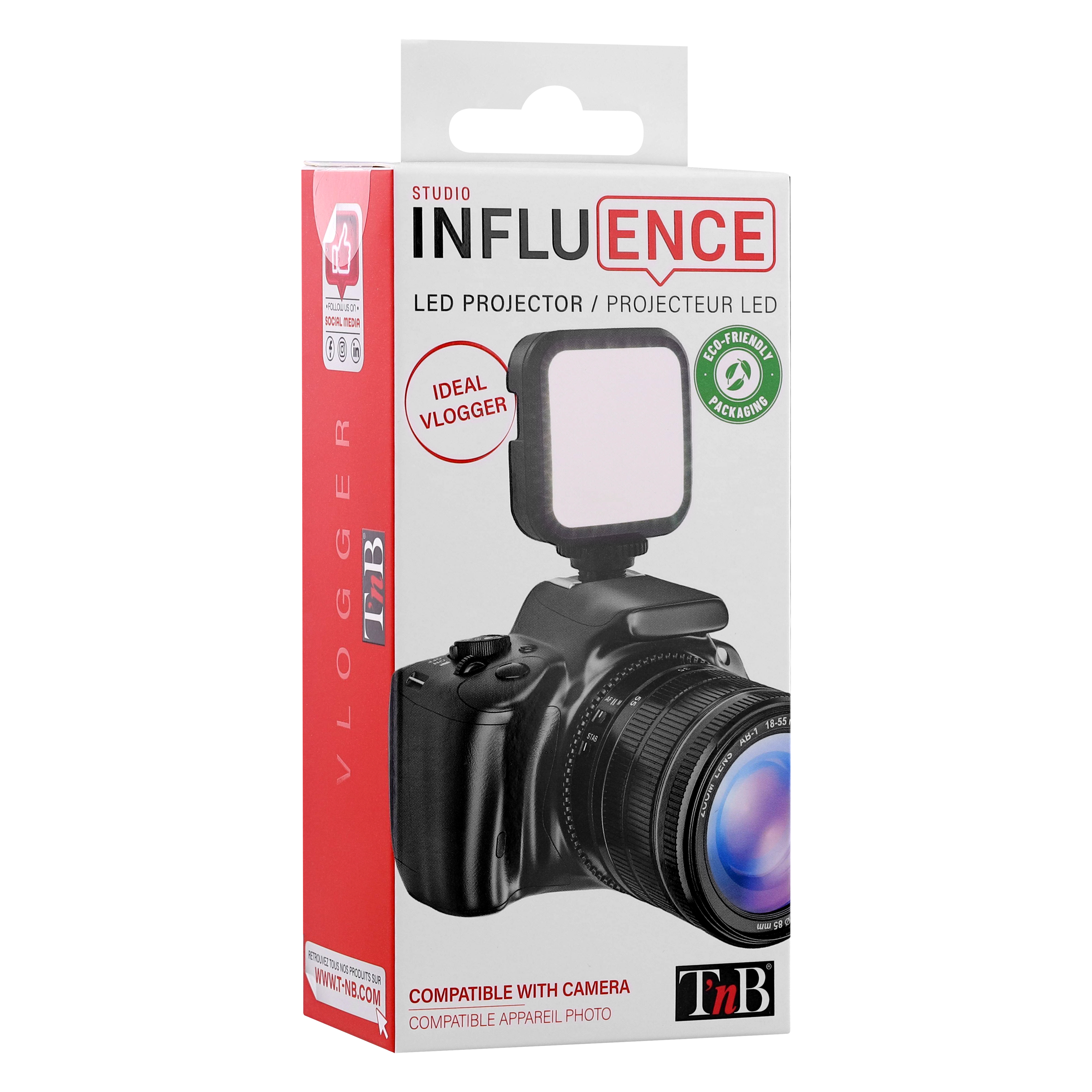 Mini projecteur LED pour appareil photo - INFLUENCE3