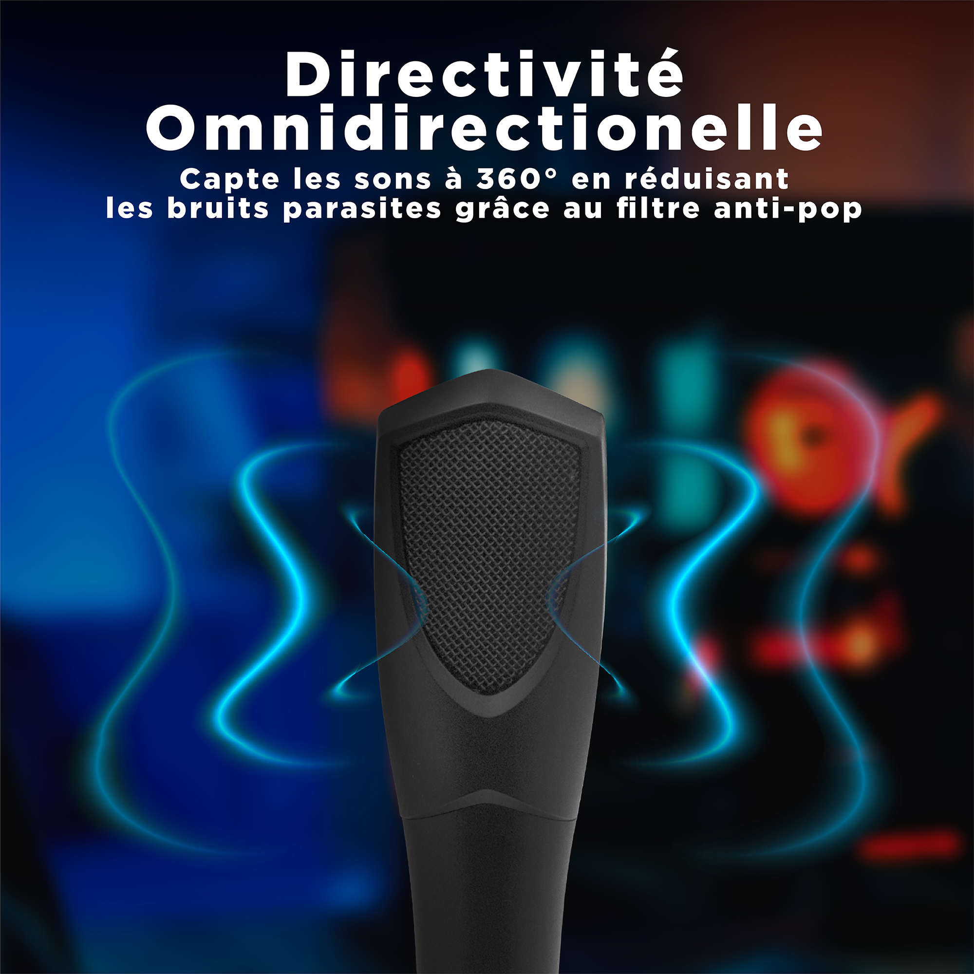 Micrófono omnidireccional USB - INFLUENCIA6