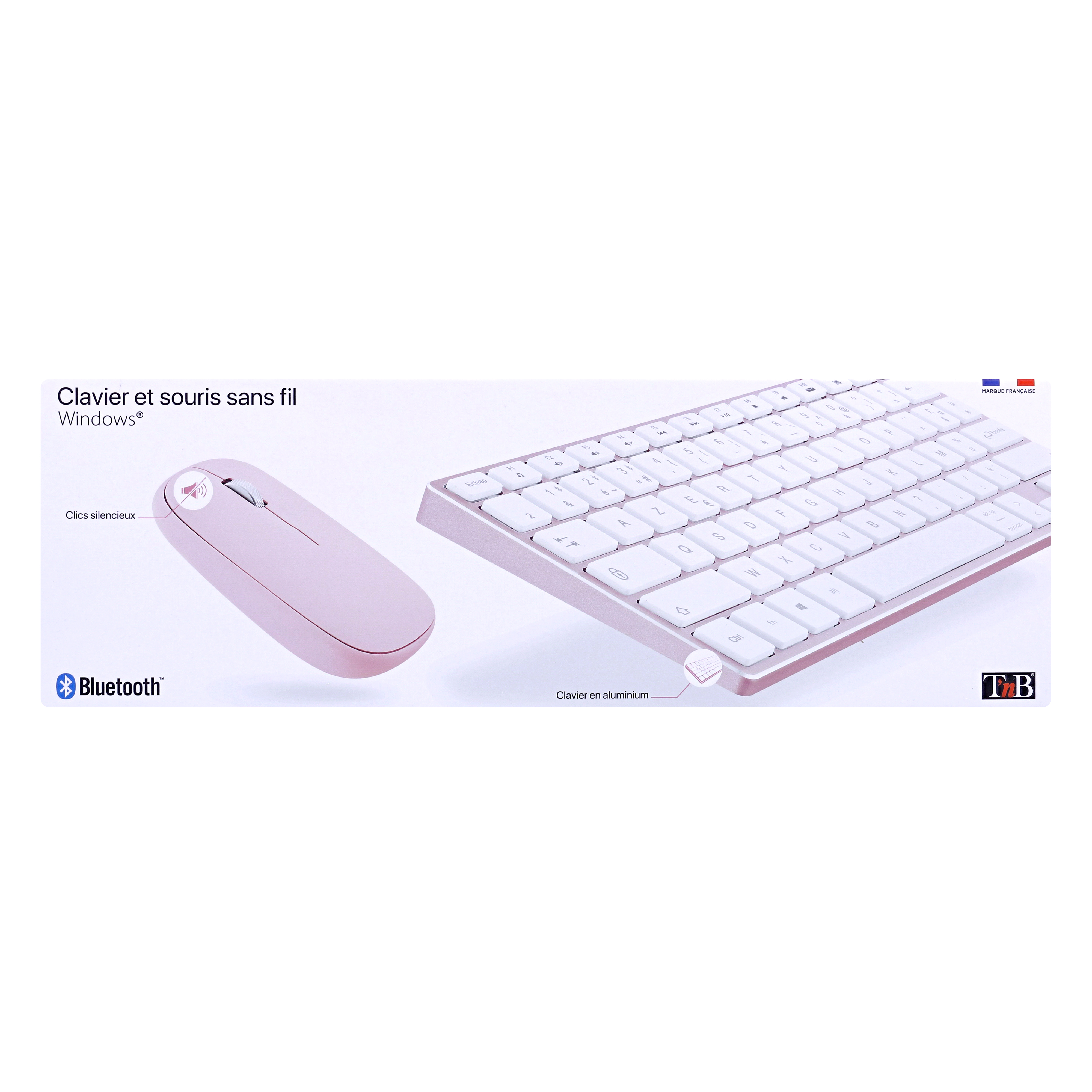 iClick color Bluetooth keyboard and mouse - pink8