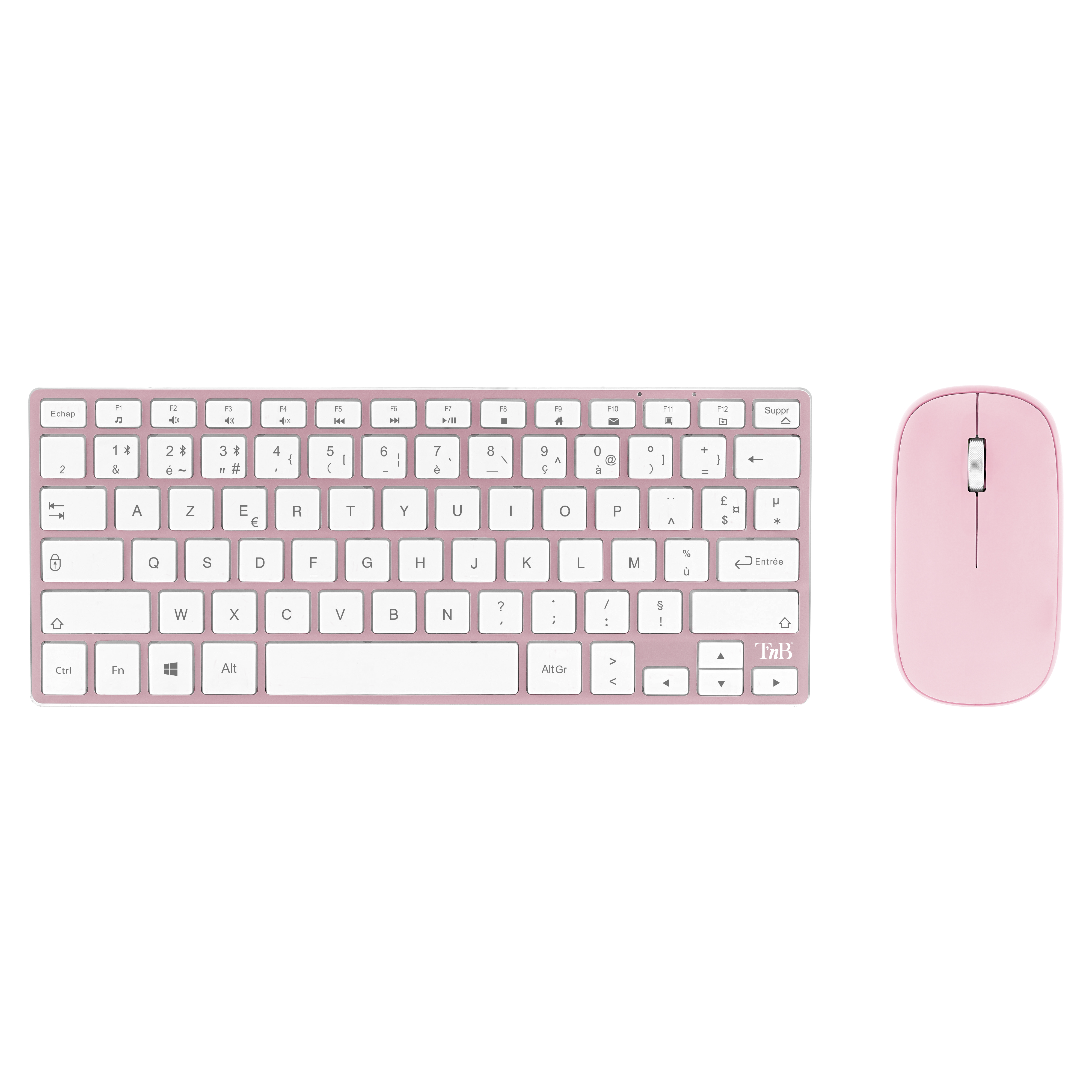 iClick color Bluetooth keyboard and mouse - pink4