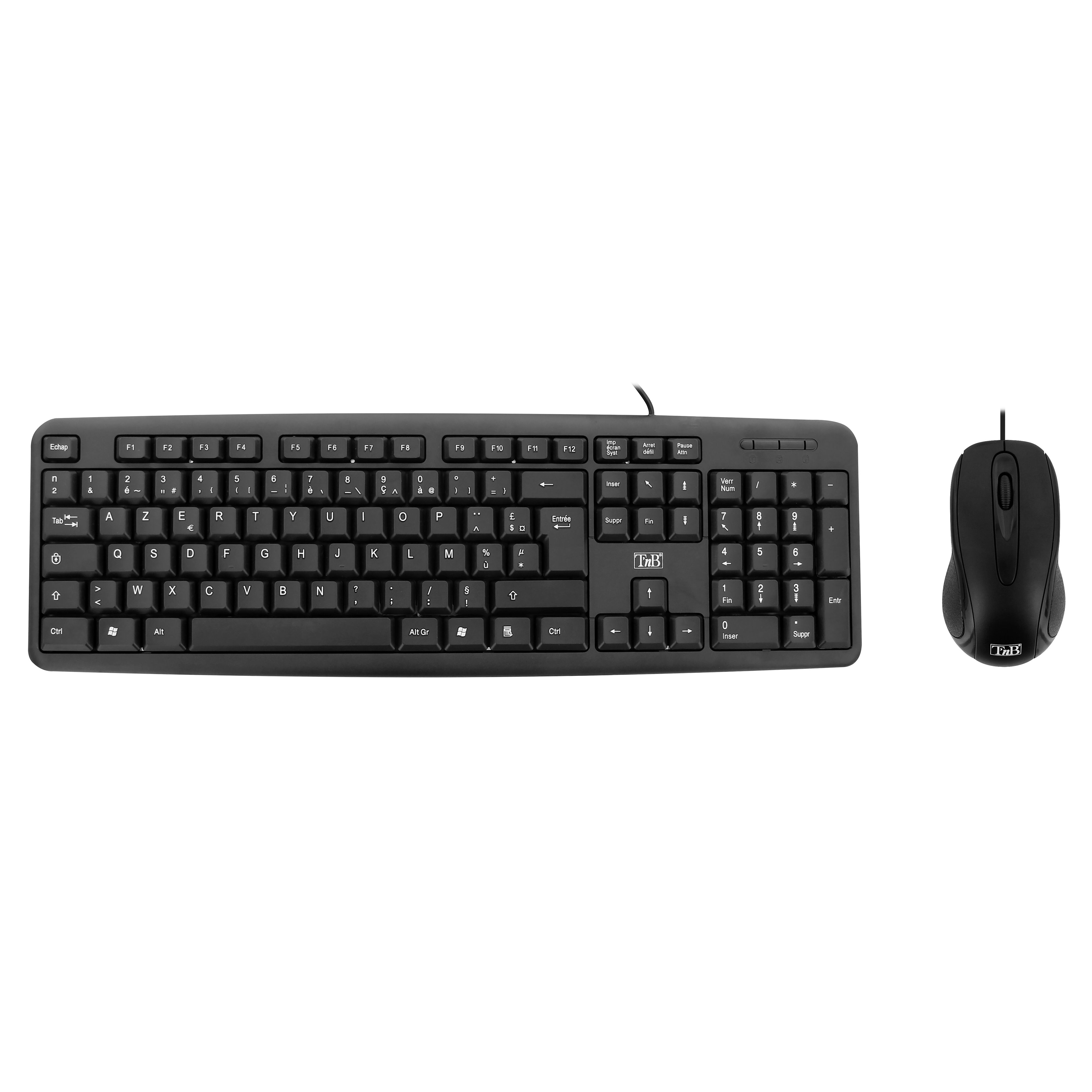 Pack clavier et souris filaire BRIDGE4