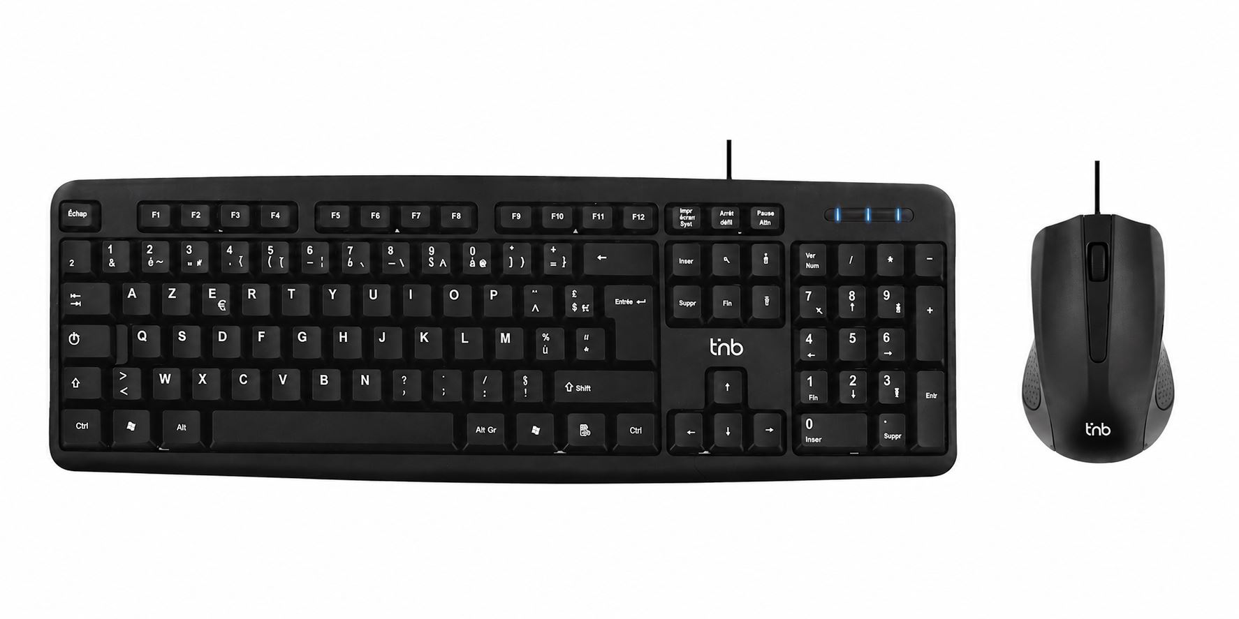 Pack clavier et souris filaire USB-A1