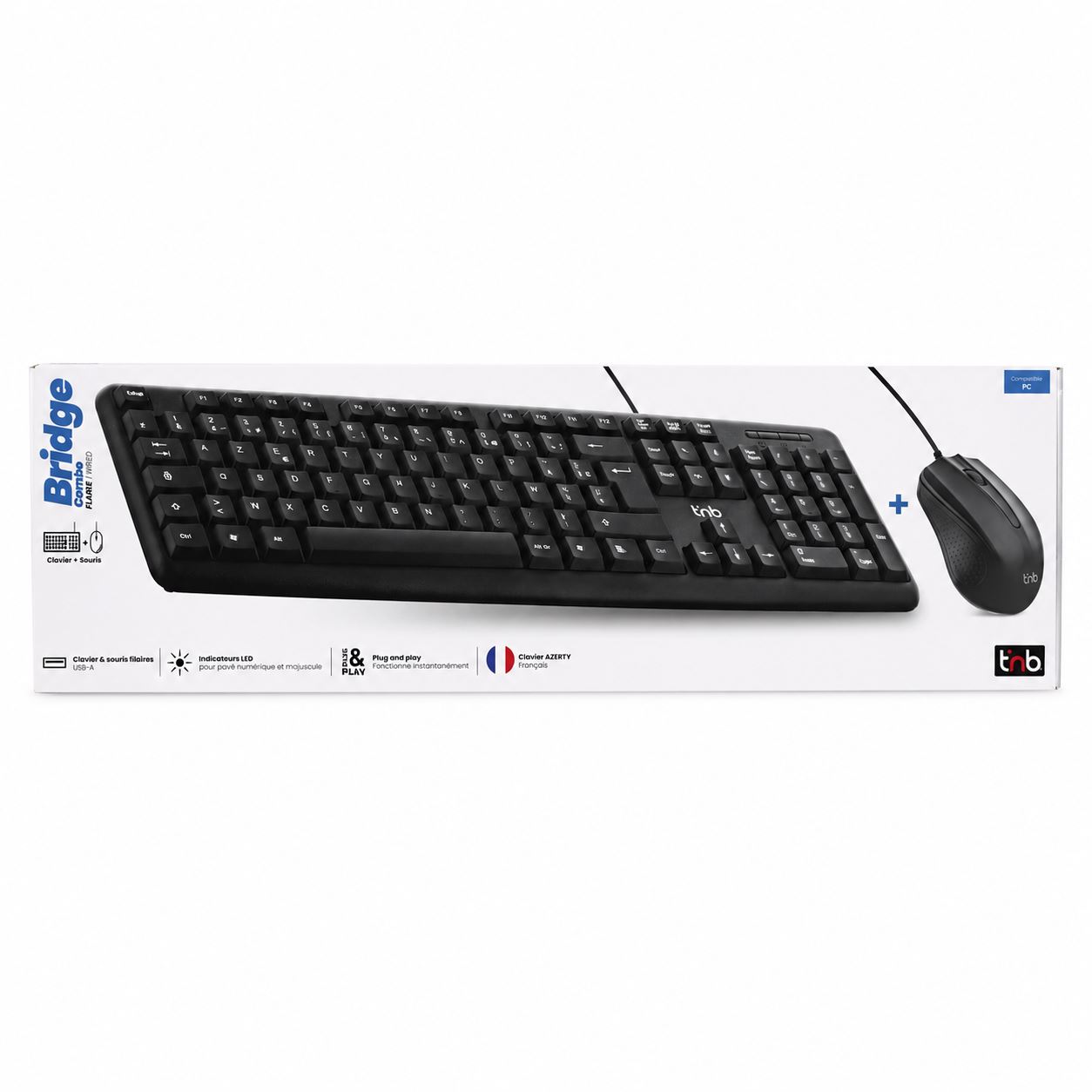 Pack clavier et souris filaire USB-A2