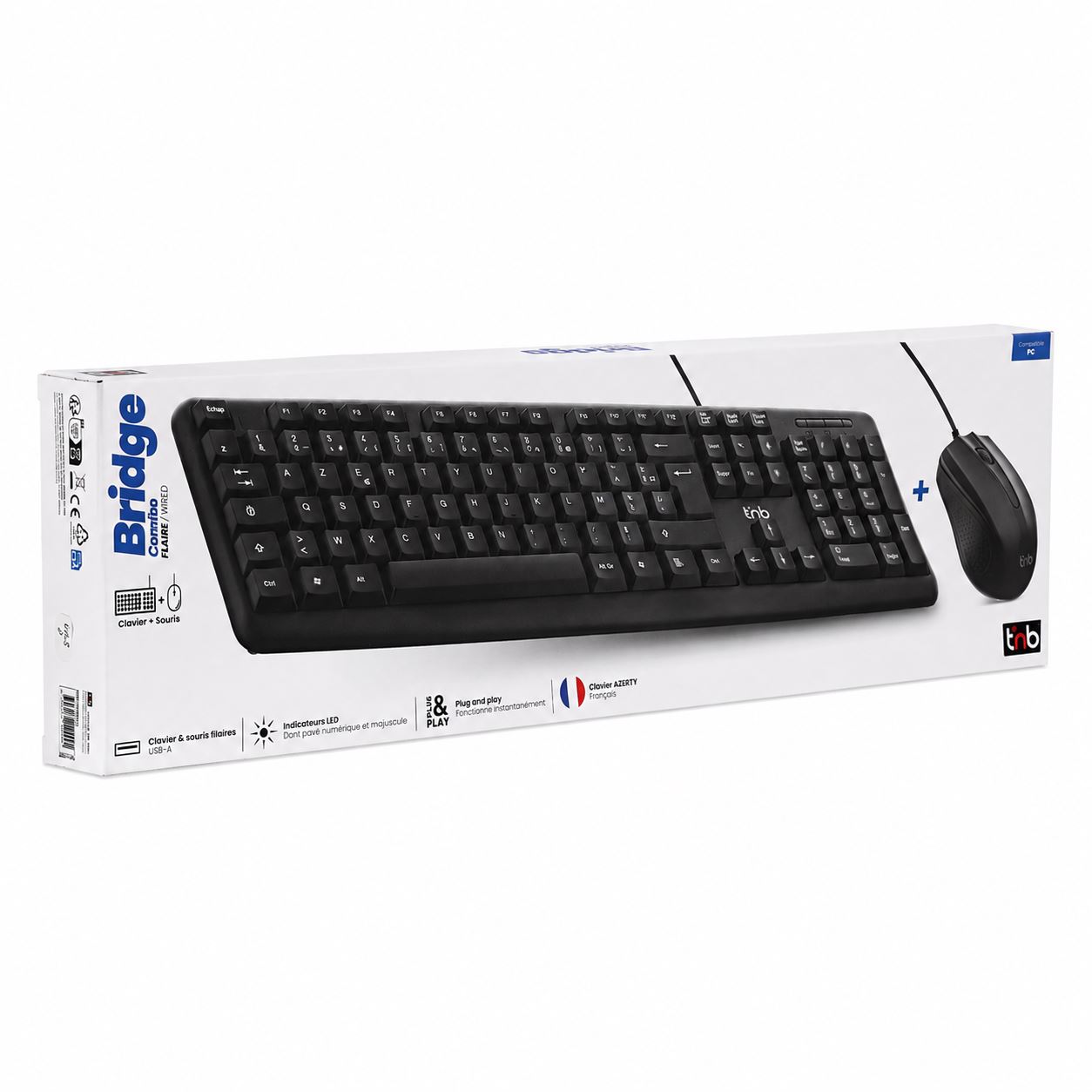 Pack clavier et souris filaire USB-A3