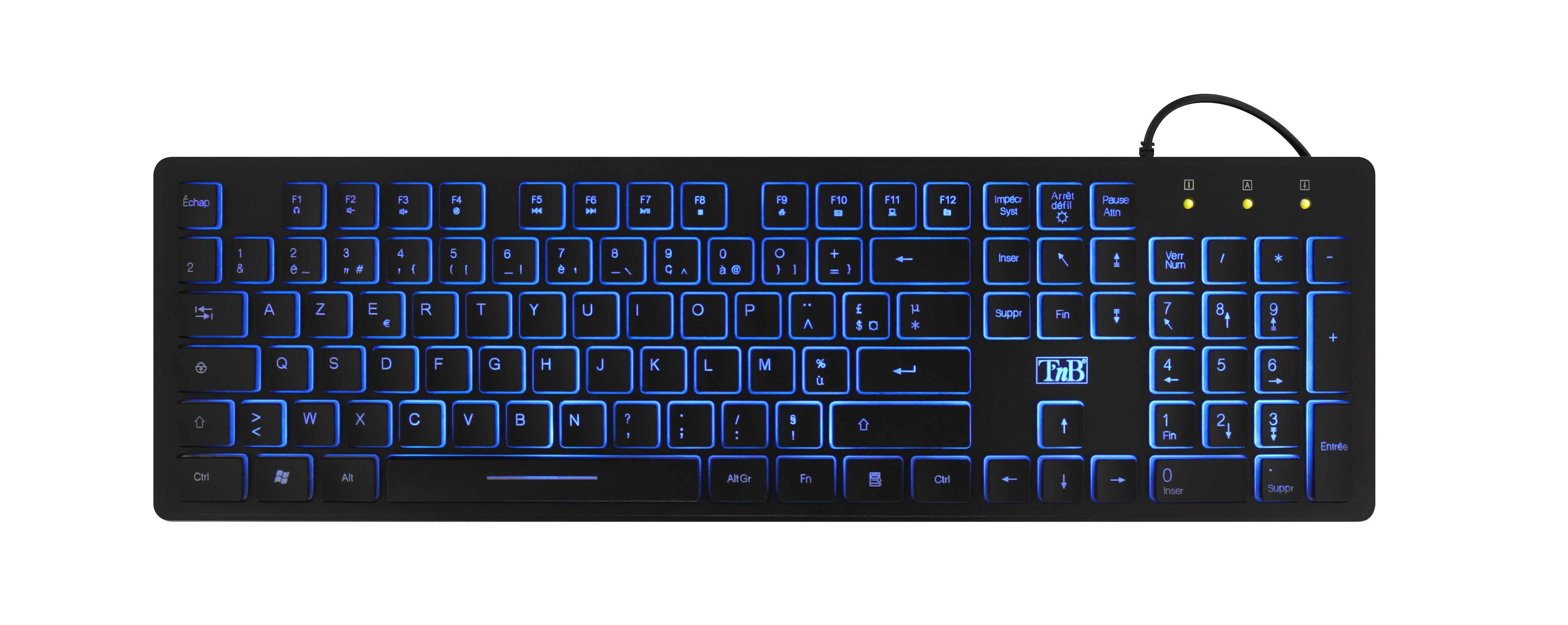E-LUMINOUS Backlit Wired Keyboard6