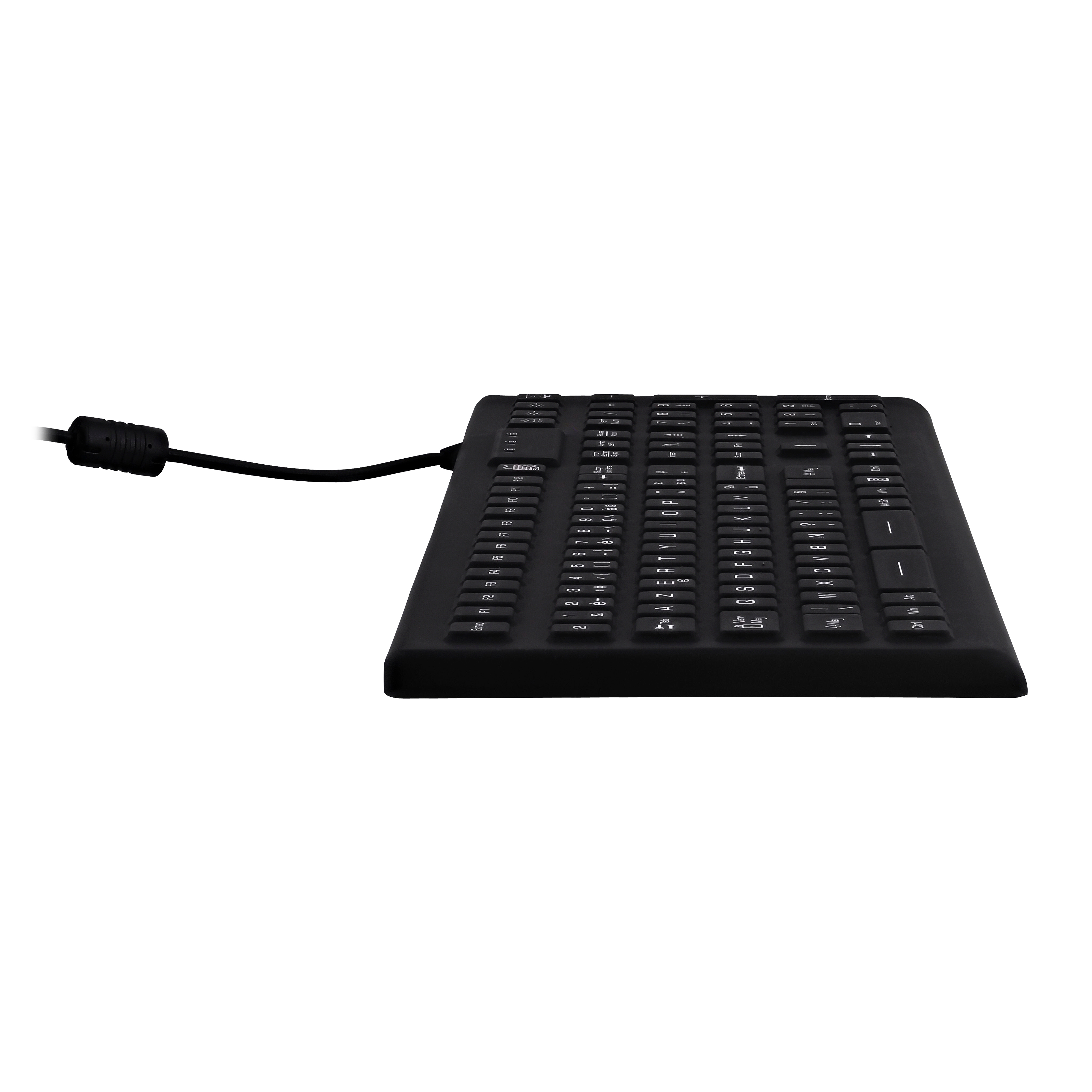 Clavier filaire médical IP68 - AZERTY (FR) noir3