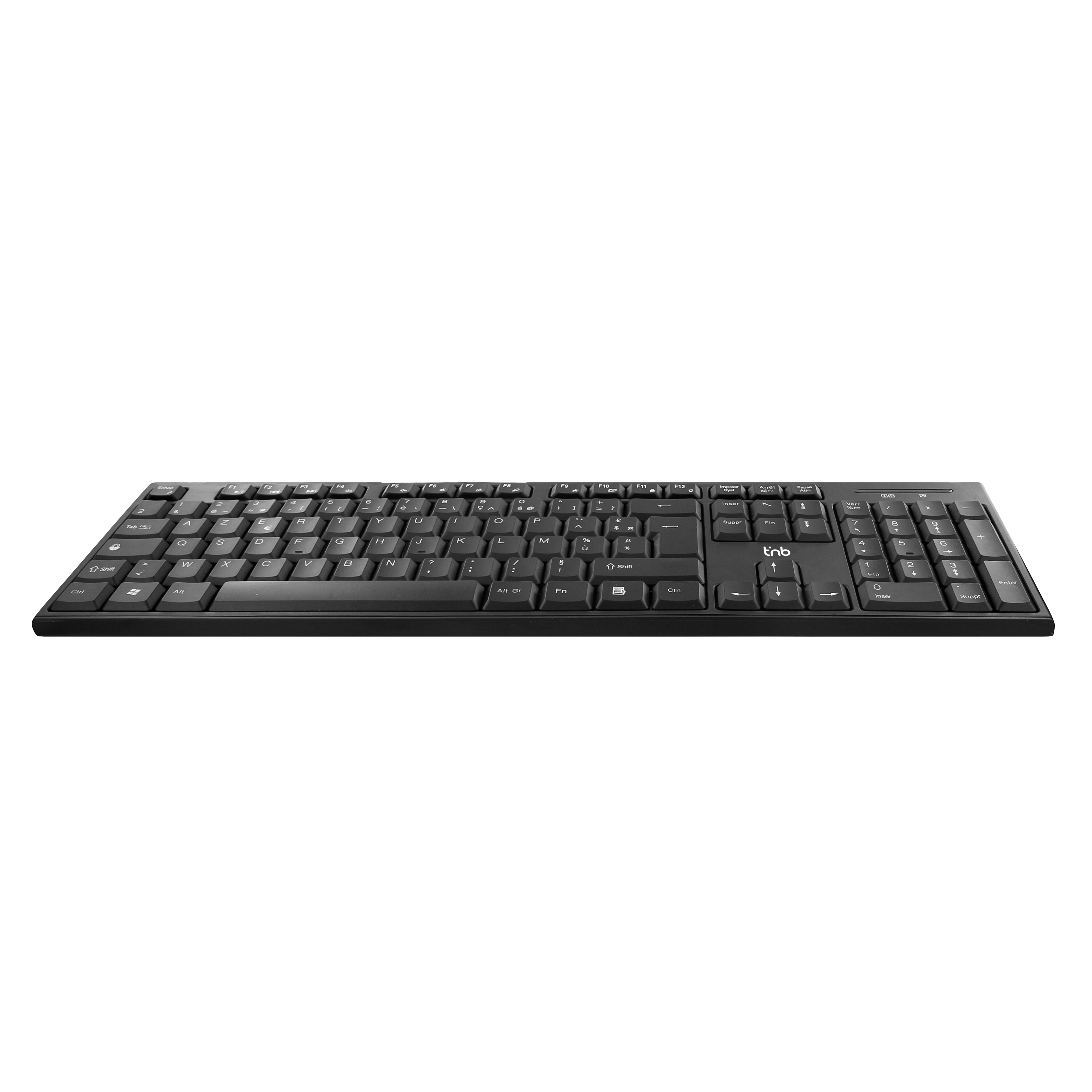 Teclado inalámbrico recargable Bluetooth + USB-A 2.4 Ghz - AZERTY (FR)8