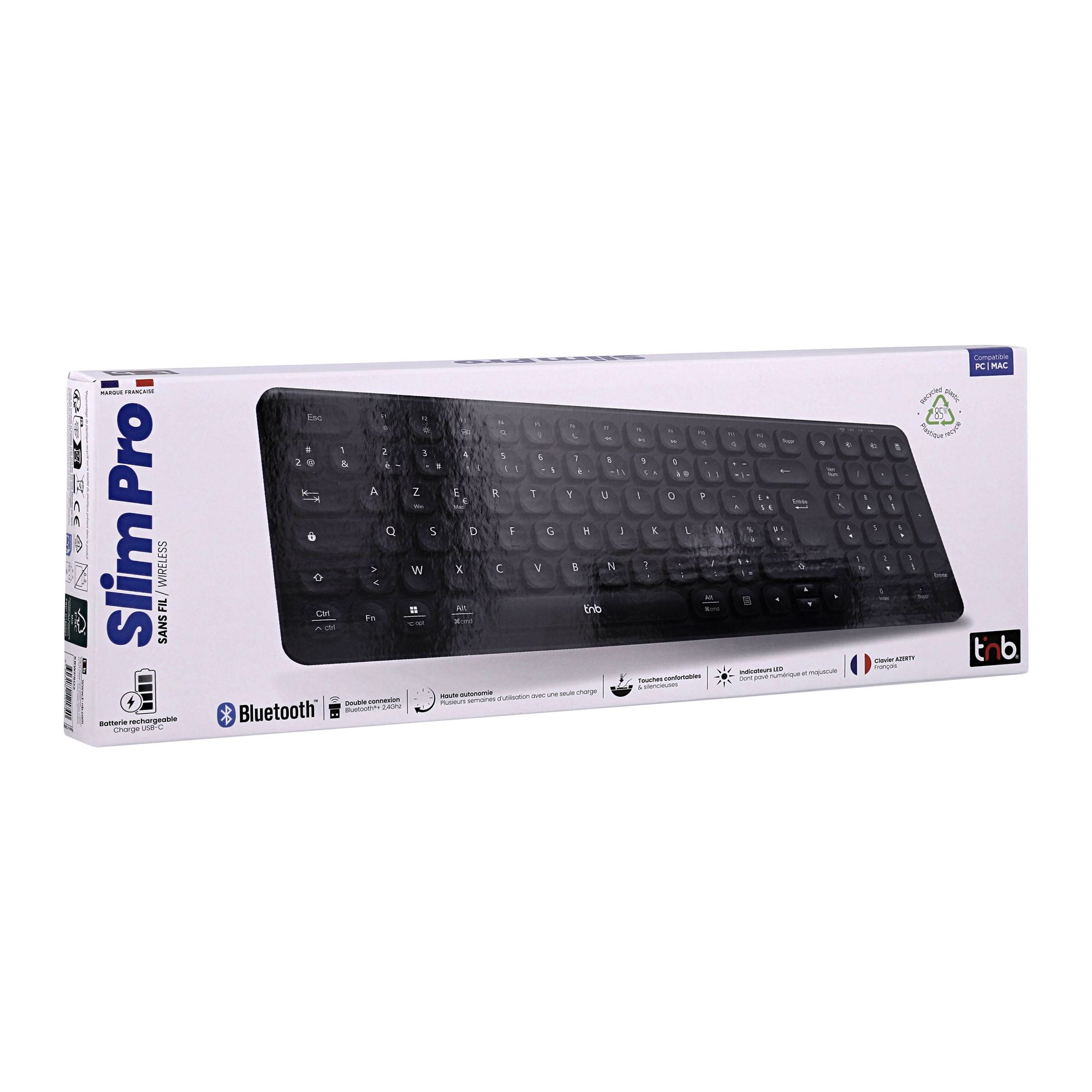 Clavier sans fil rechargeable SLIM PRO - AZERTY (FR)7