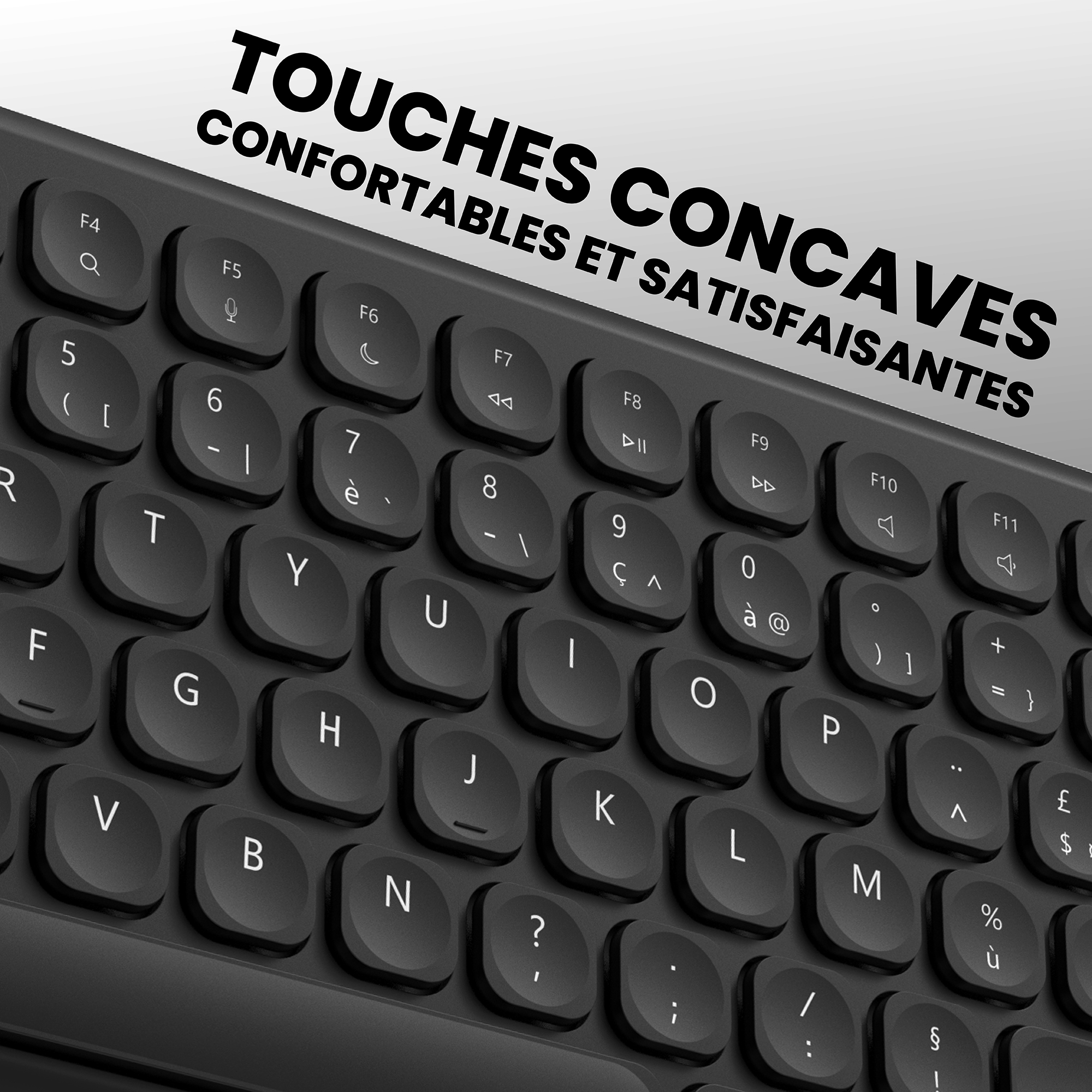 Clavier sans fil rechargeable SLIM PRO - AZERTY (FR)5