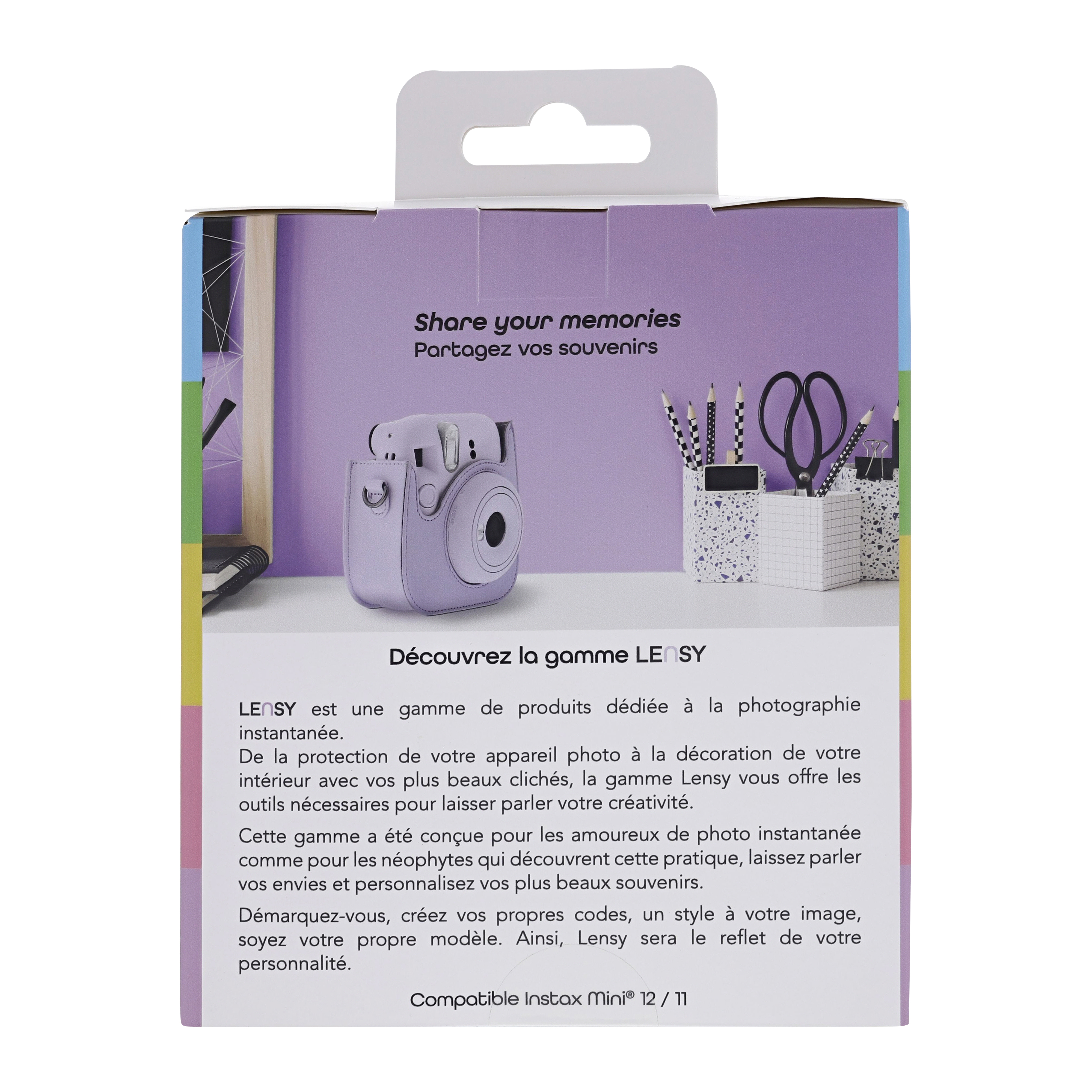 Etui pour Instax mini 12 violet8