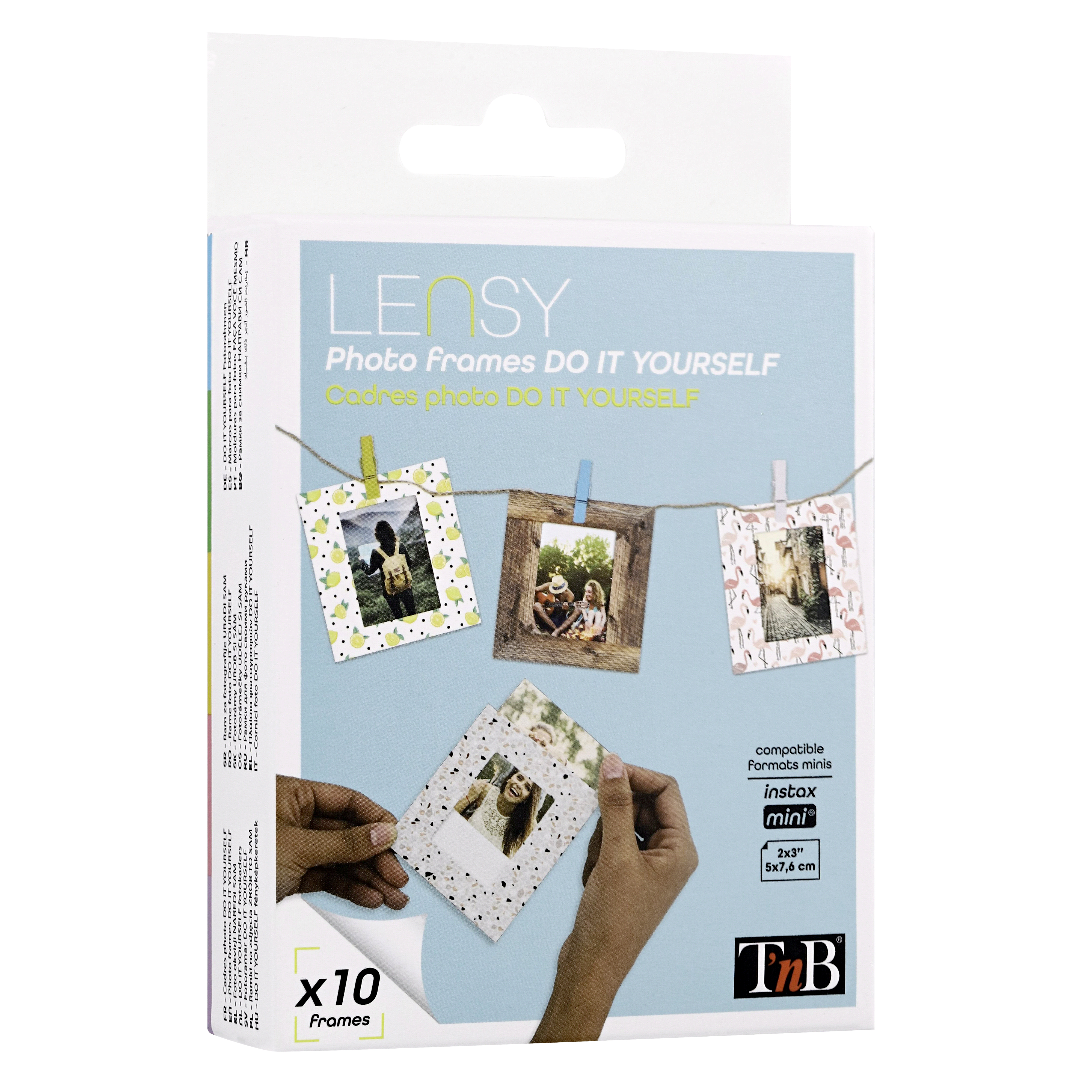 Do It Yourself mini photo paper frames5