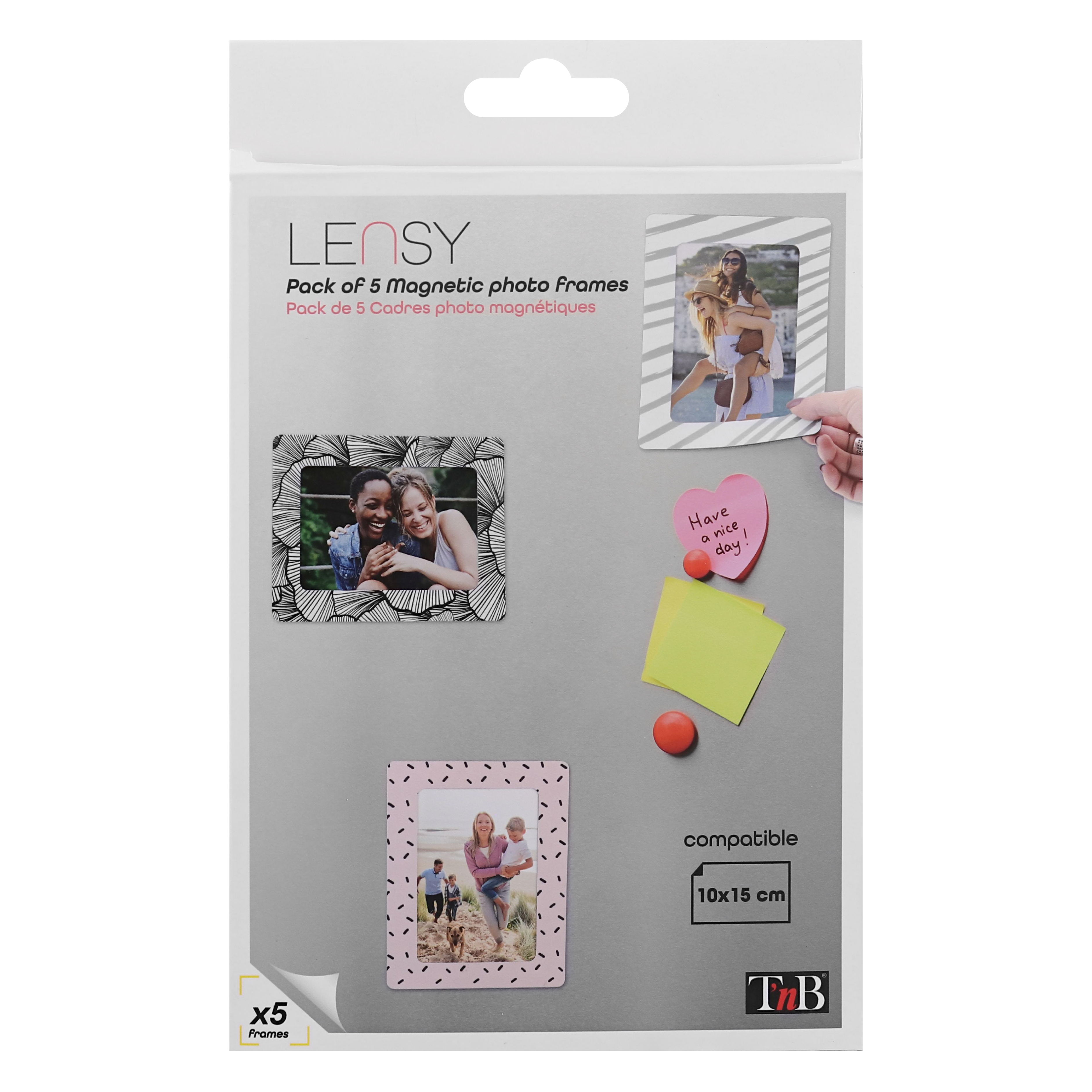 5 magnetic photo frames 10 x 15 cm format7