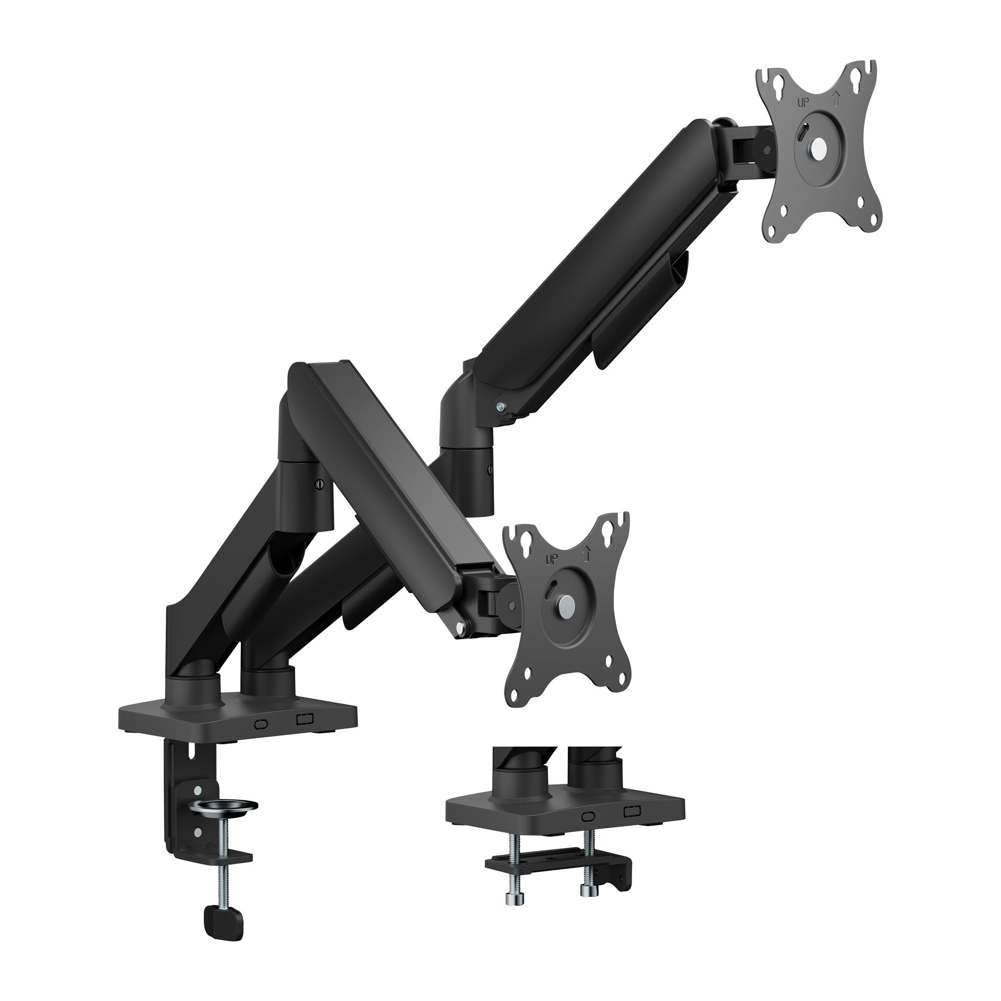 Double bras support mécanique pour moniteur1