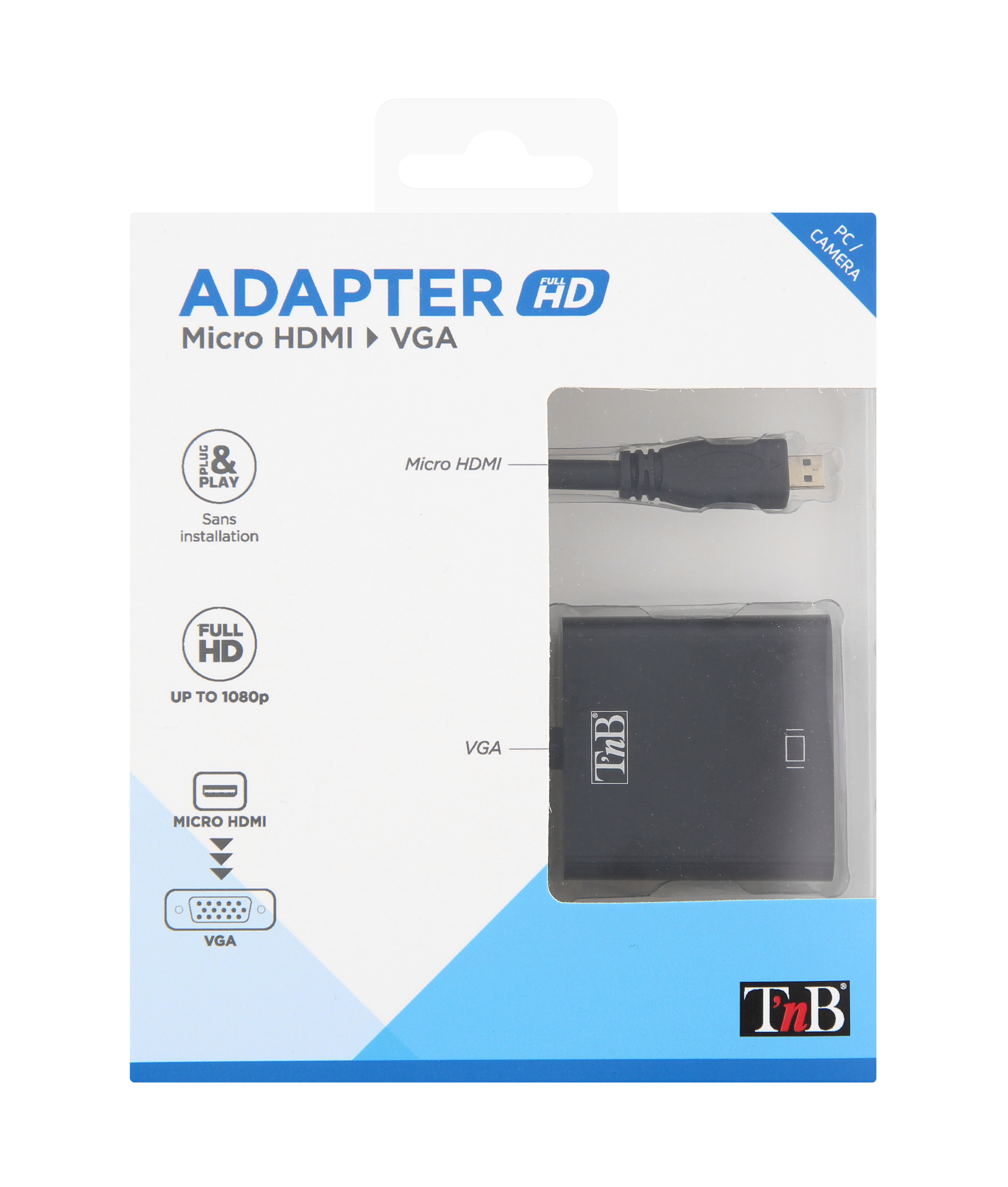 Adaptateur micro HDMI vers VGA3