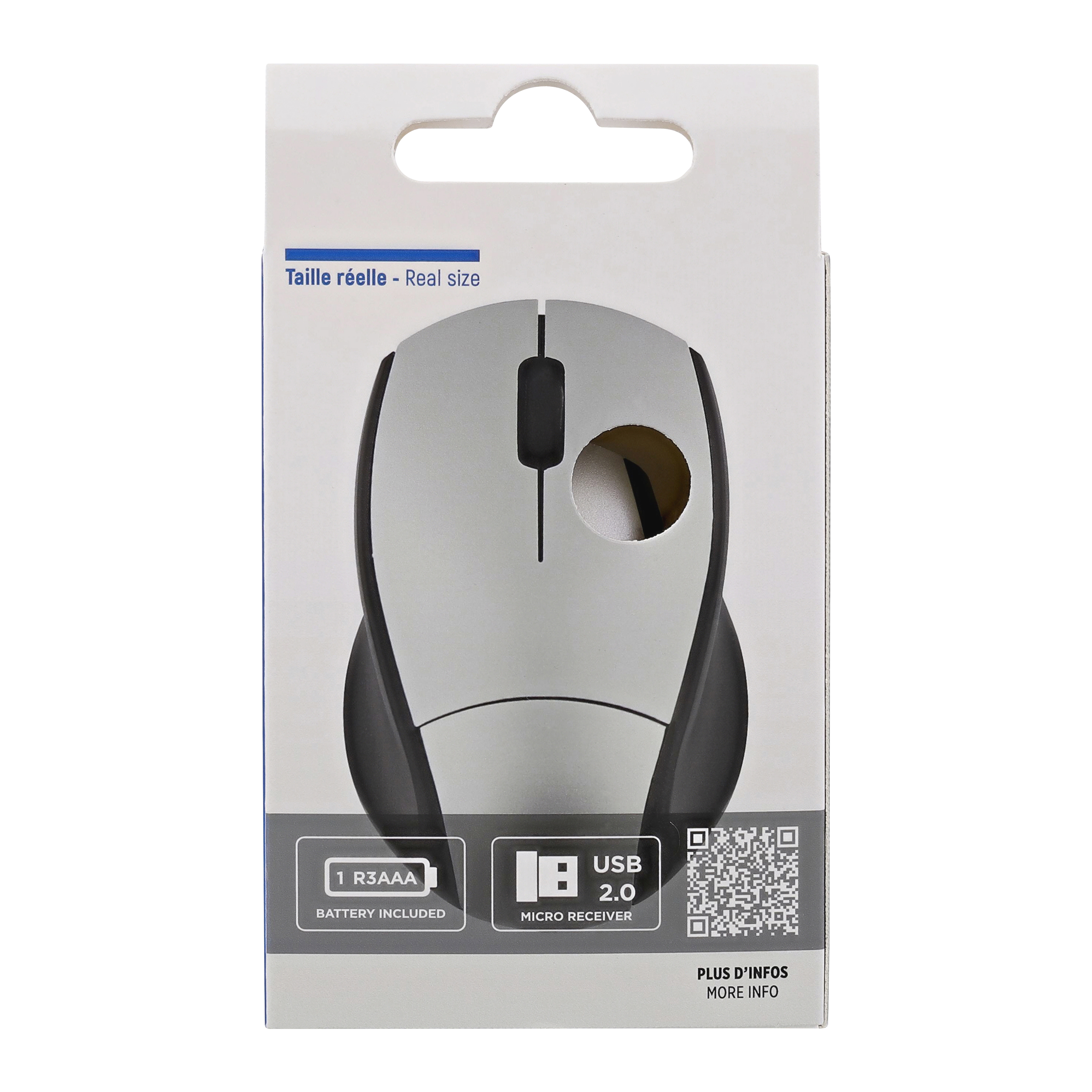 MINY grey wireless mouse12