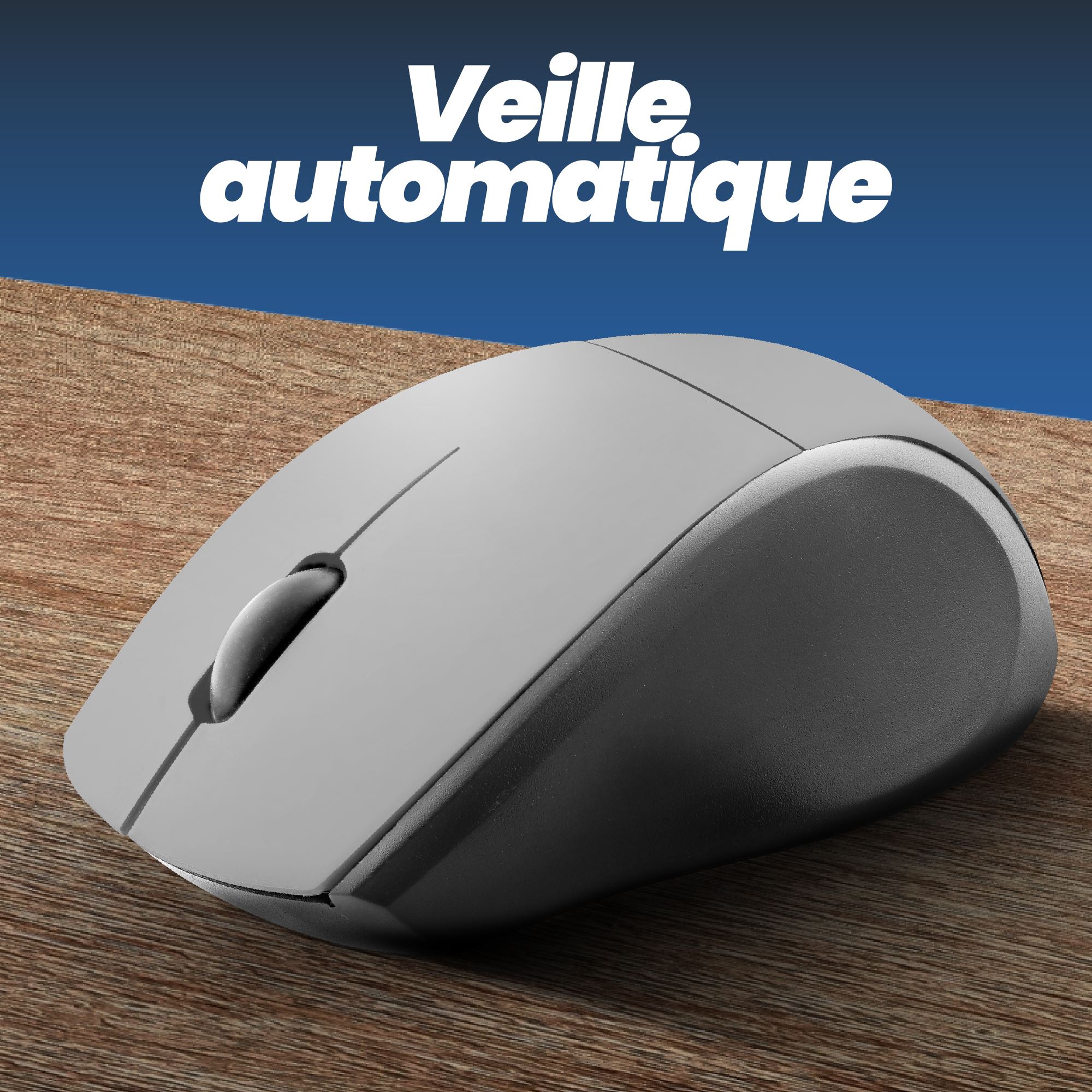 Souris sans fil MINY grise6