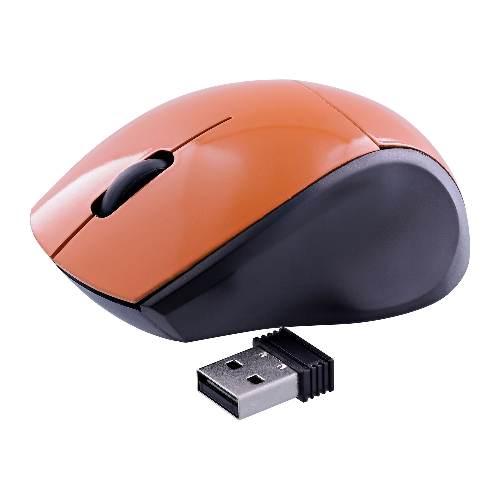 Ratón inalámbrico MINY naranja1