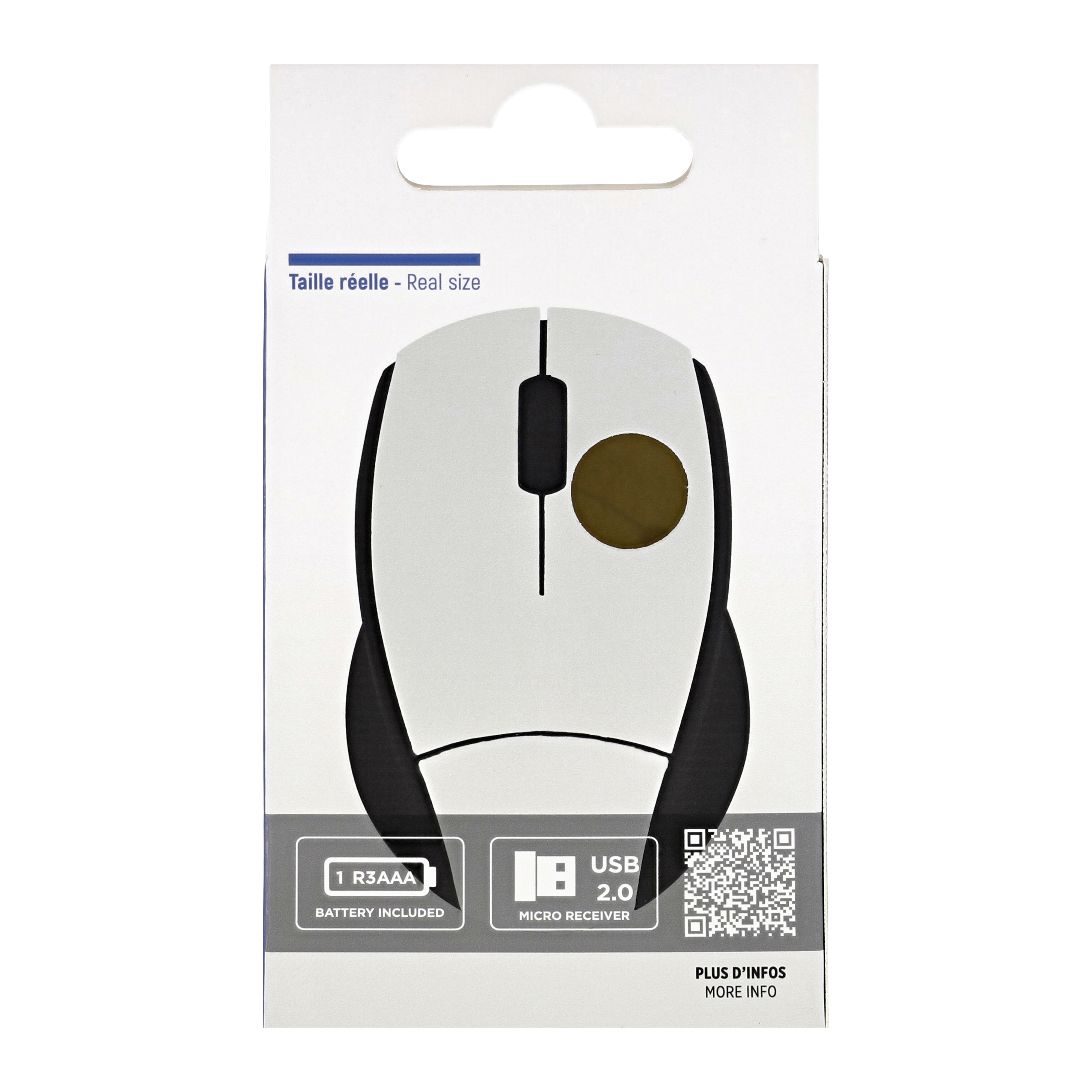 Souris sans fil MINY blanche9