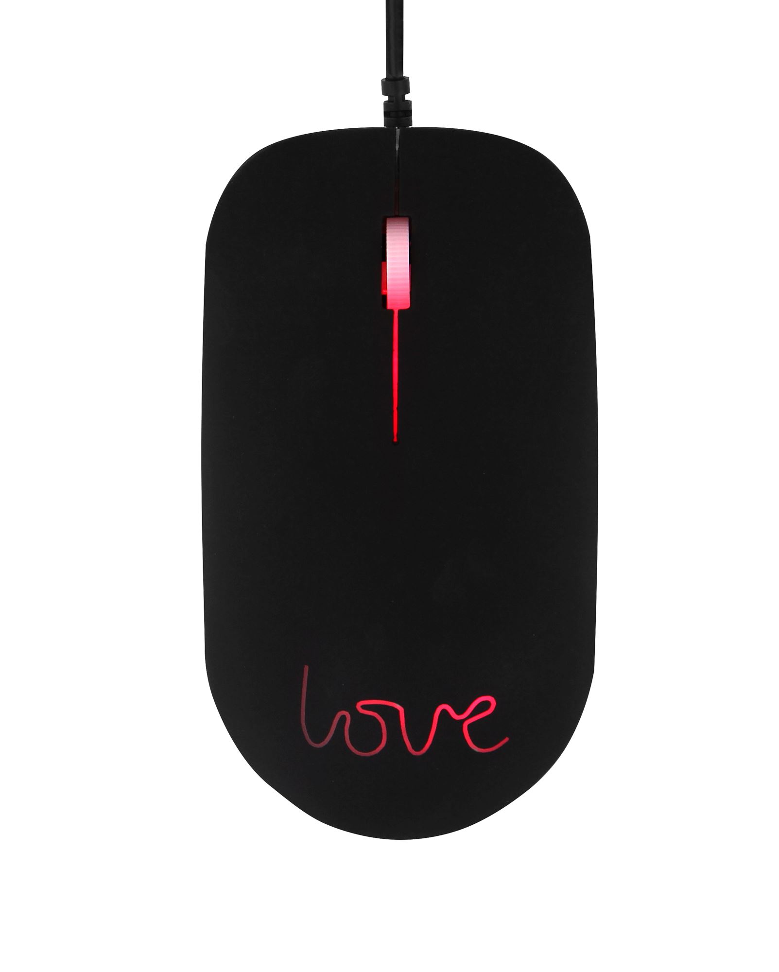 Ratón con cable LOVE NEON1
