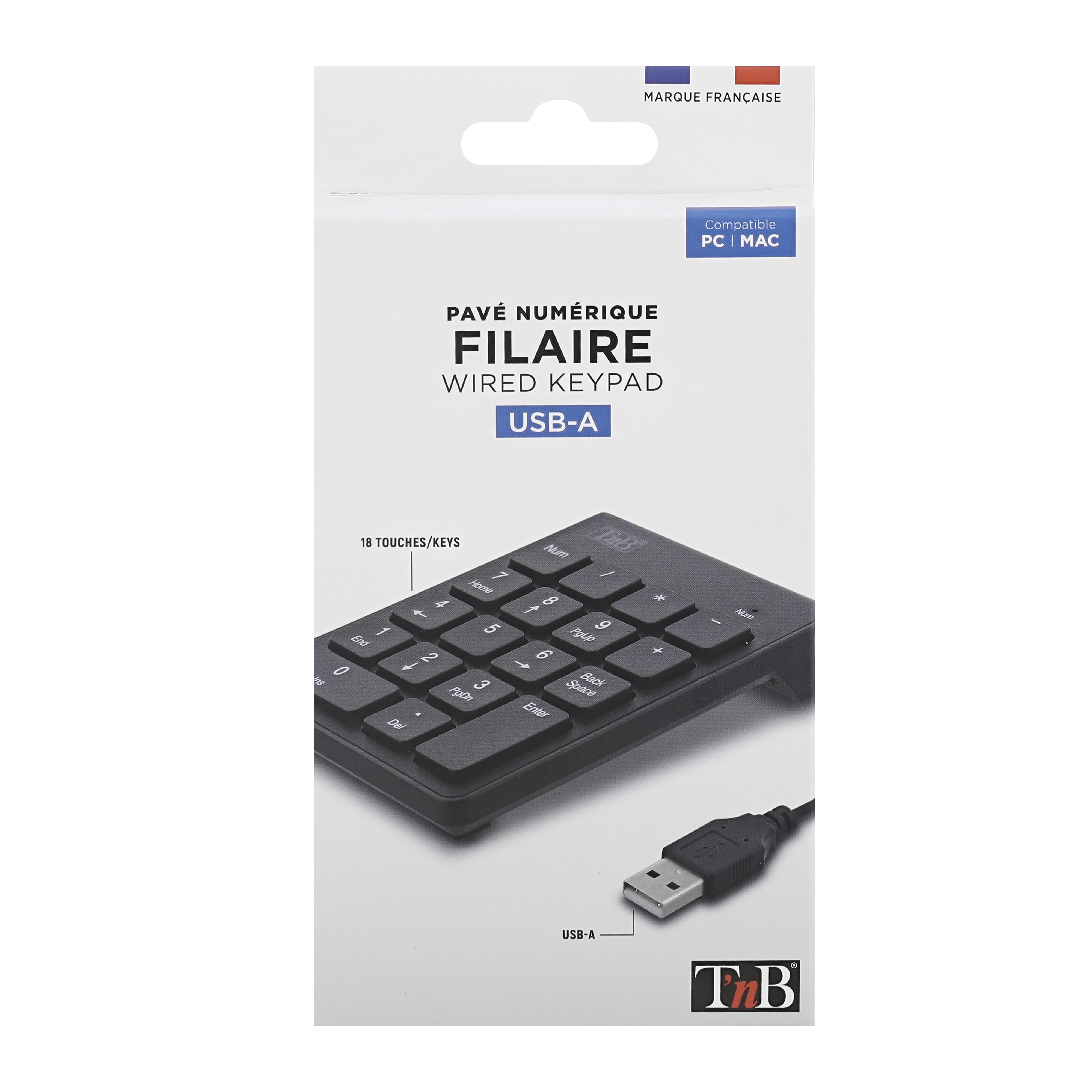 Pavé numérique filaire K-PAD4